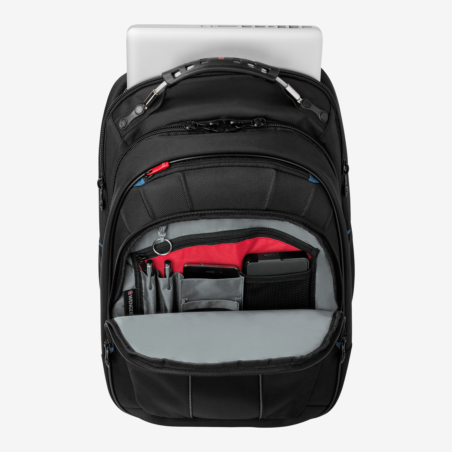 WENGER Carbon Laptop Backpack, Black