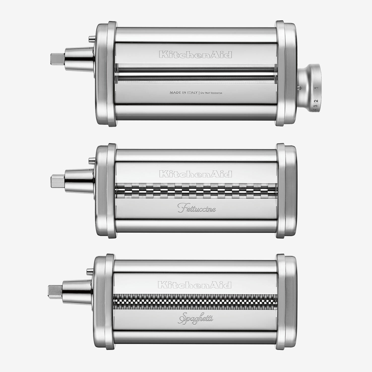 KitchenAid 5KSMPRA Threepiece Pasta Attachment, Stainless Steel