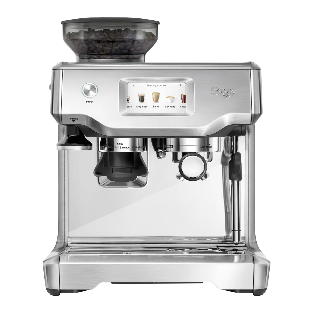 Sage the Barista Touch™ Espresso Machine, Brushed Stainless Steel