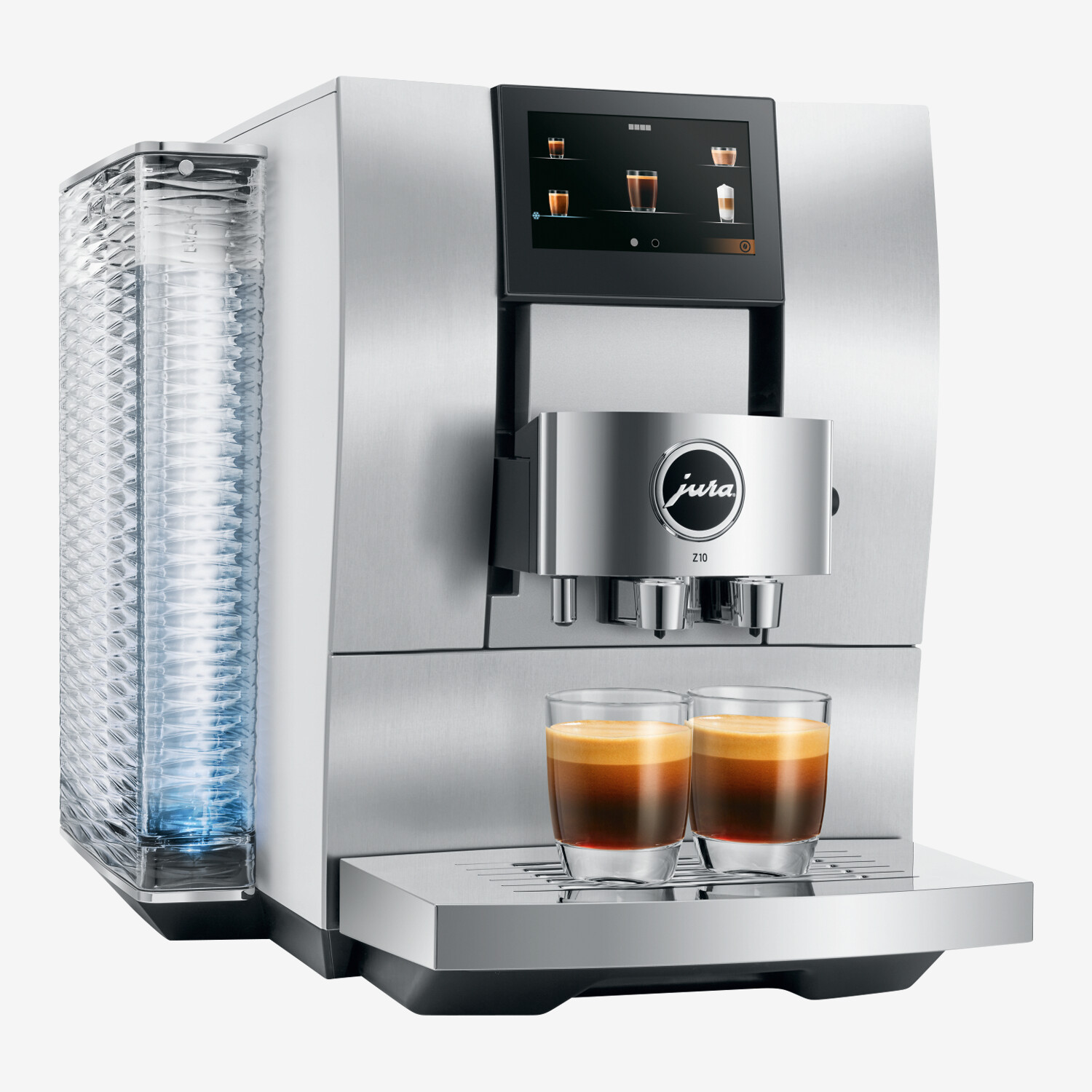 JURA Z10 (EA) Automatic Coffee Machine, Aluminium White