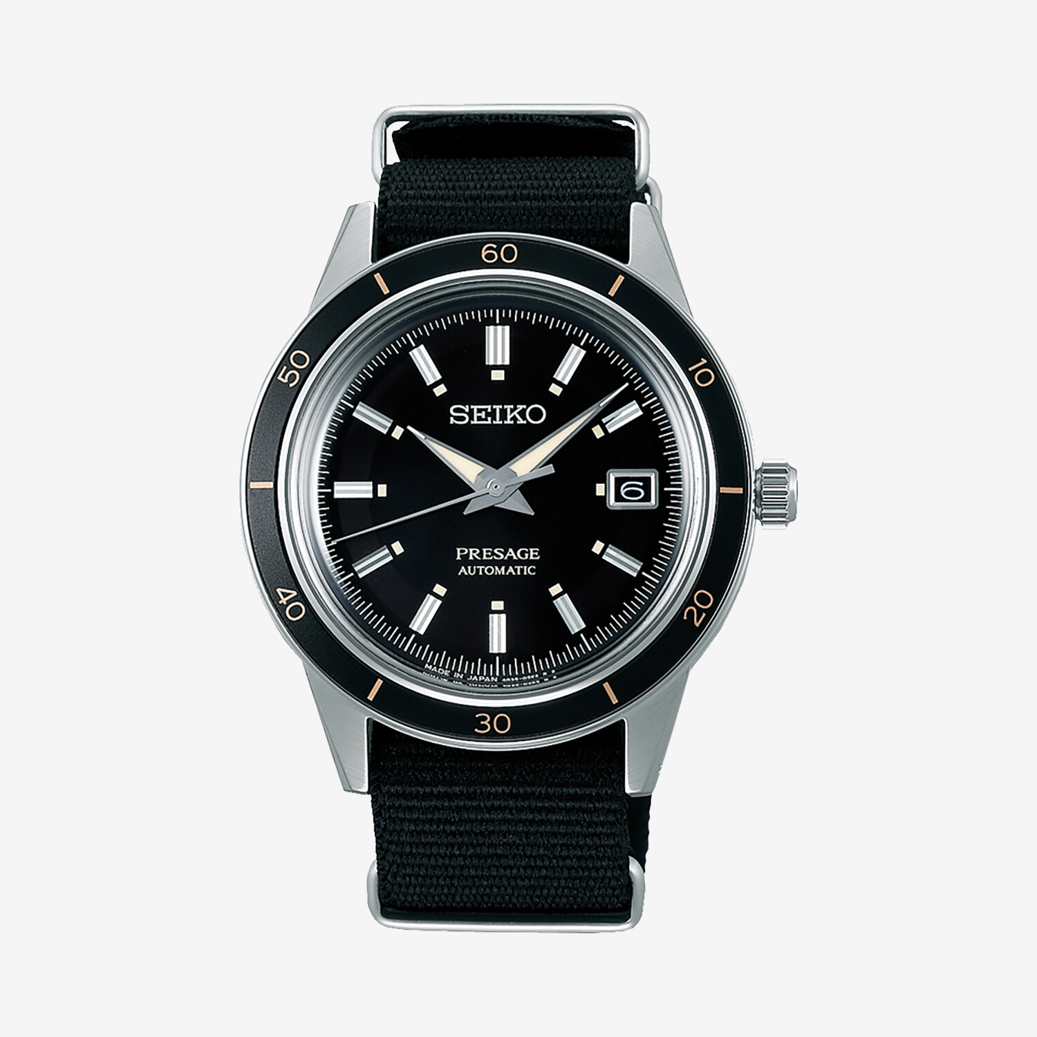 Seiko Presage Automatic Watch, Silver-coloured/Black - Worldshop