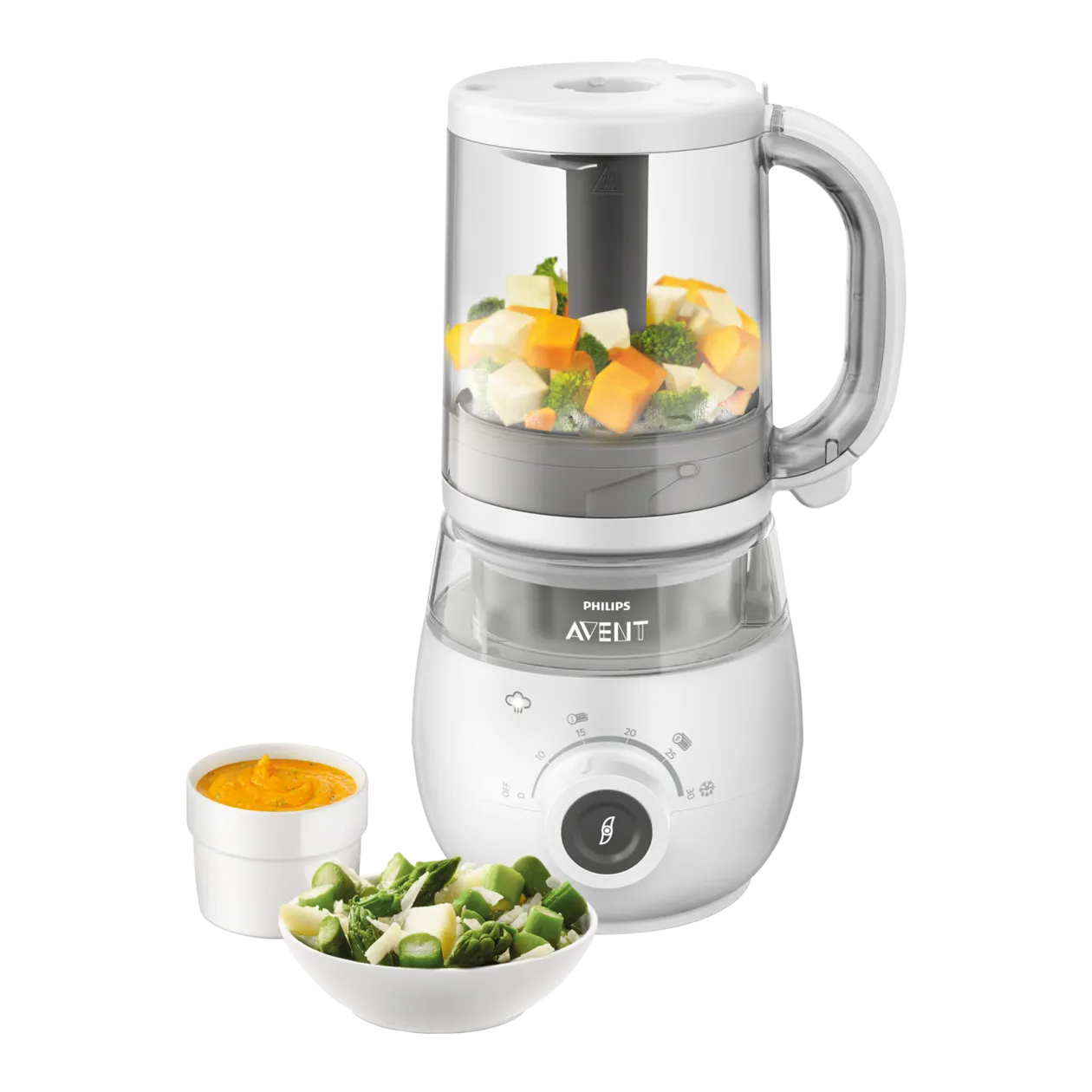 Philips Avent SCF883/01 4in1 Baby Food Maker, White