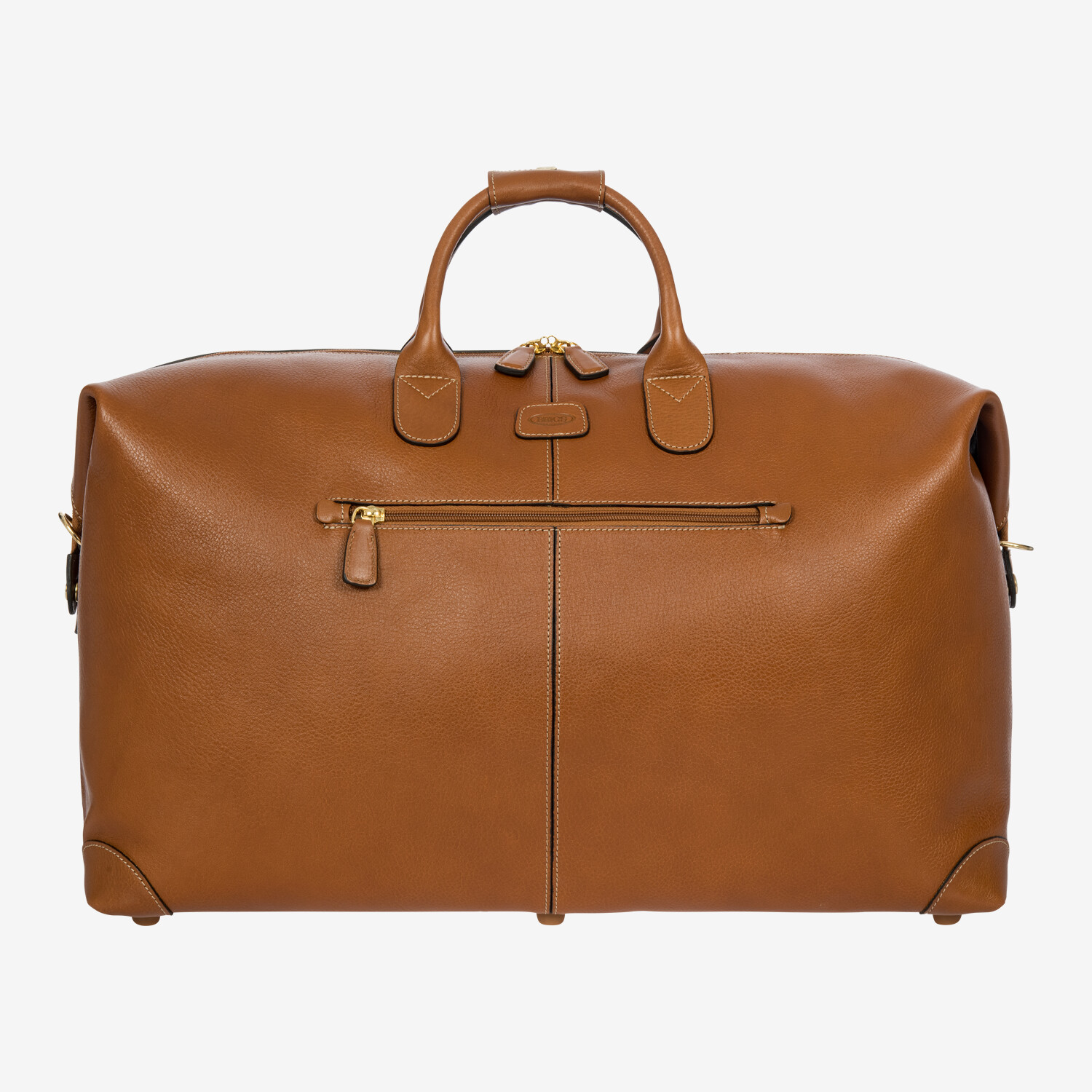 Bric's Life Pelle Travel bag, cognac