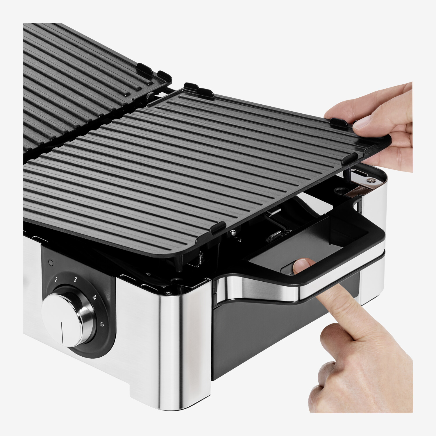 WMF Lono Master Electric Grill, Stainless Steel