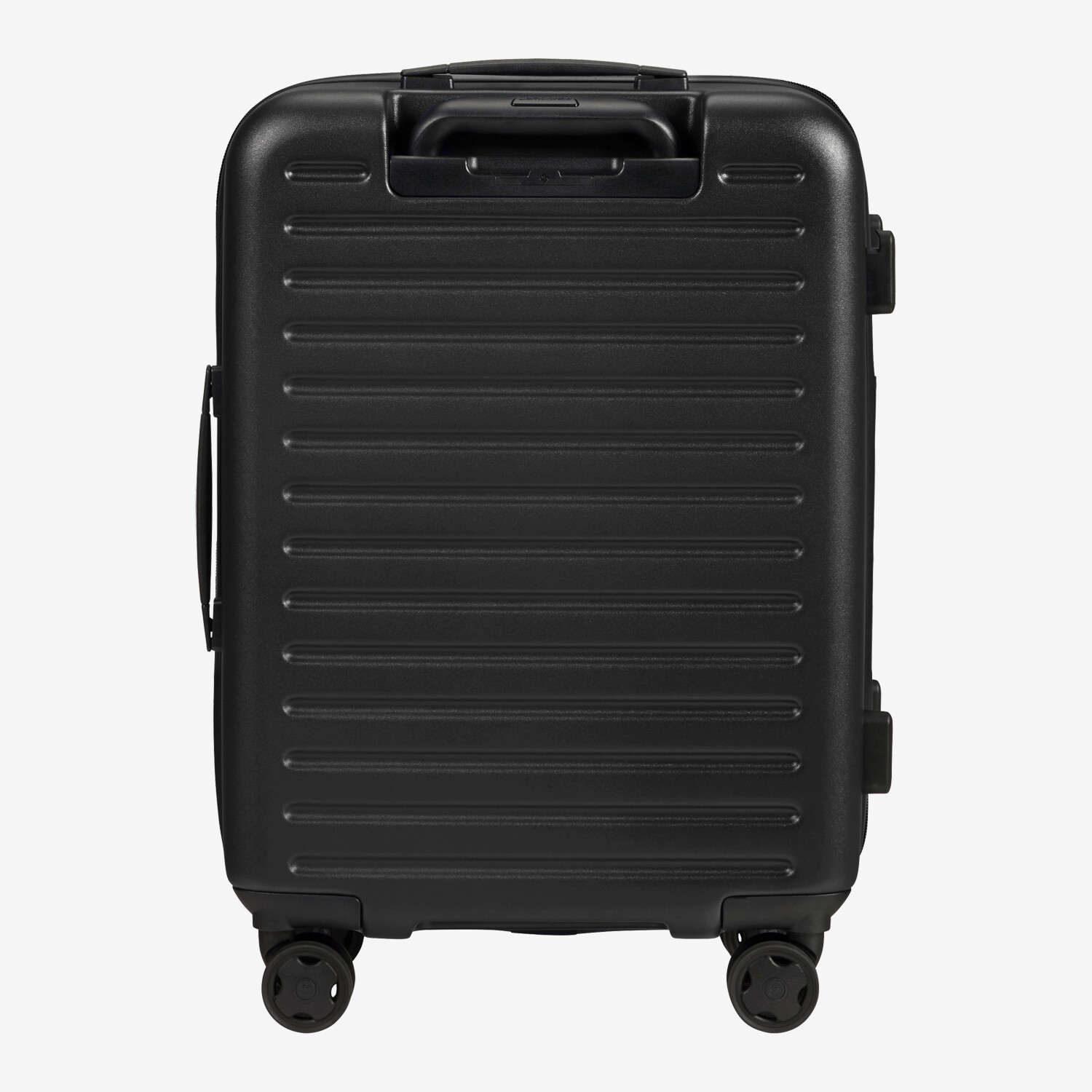 Samsonite Stackd Spinner 55/20 Easy Access Trolley (expandable), Black ...