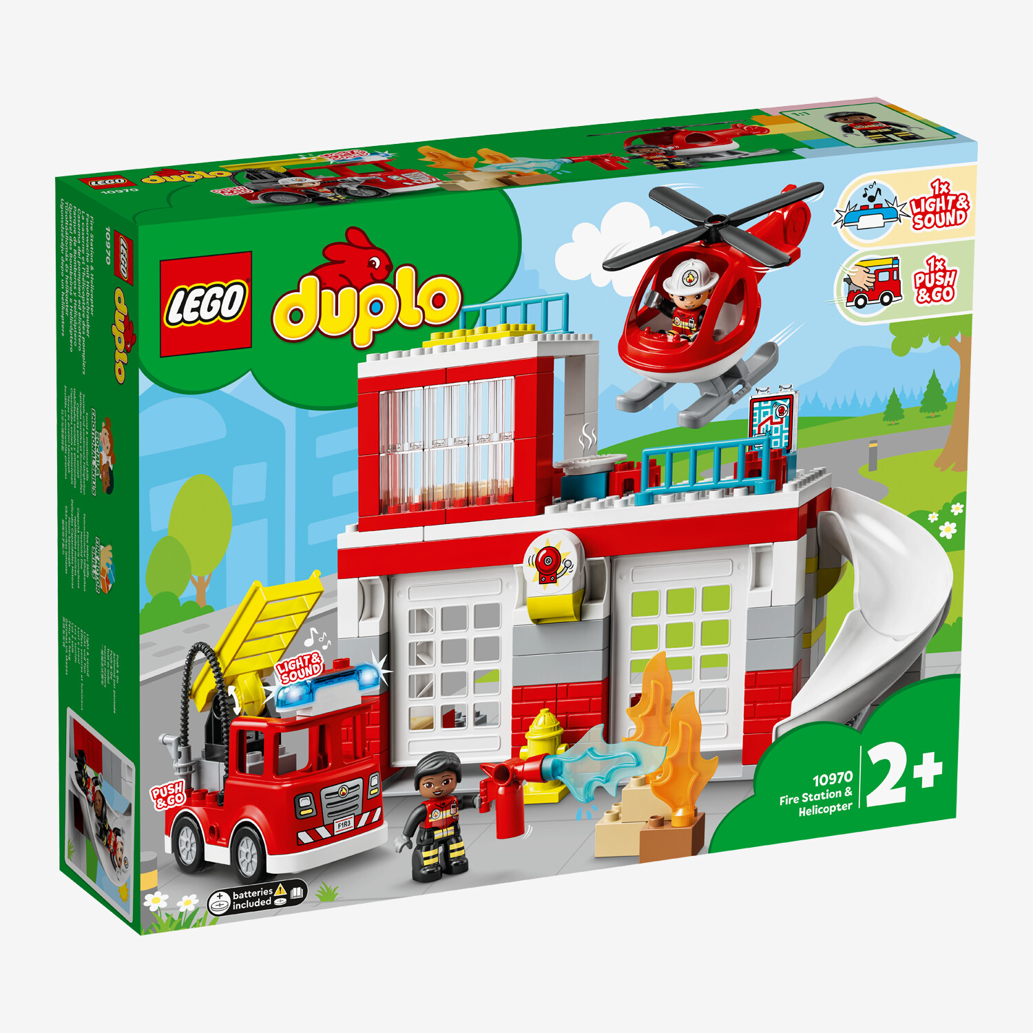LEGO® DUPLO® 10970 Fire Station with Helicopter Play Set