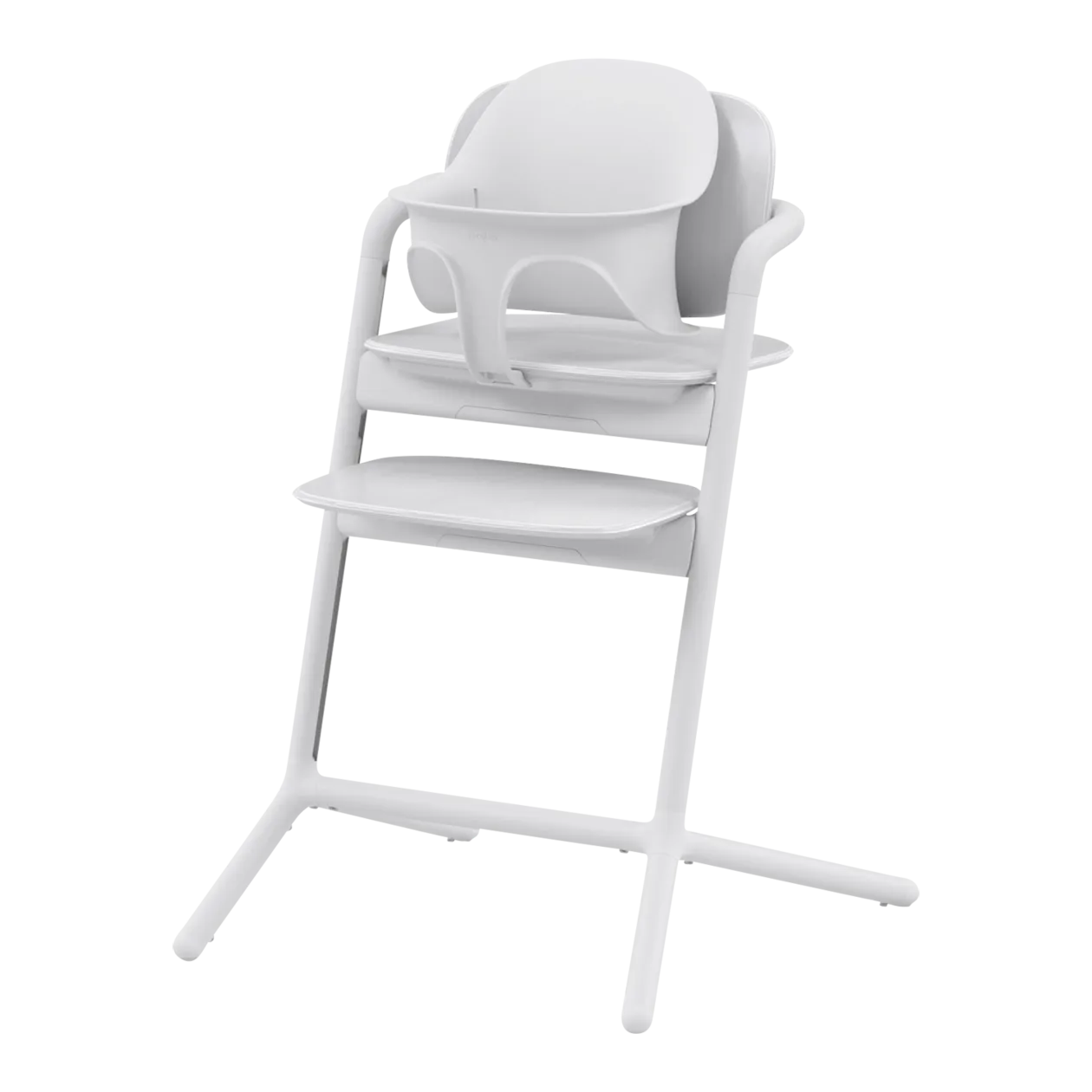 CYBEX LEMO Chair Ensemble chaise haute 3-en-1, All White / White - Worldshop