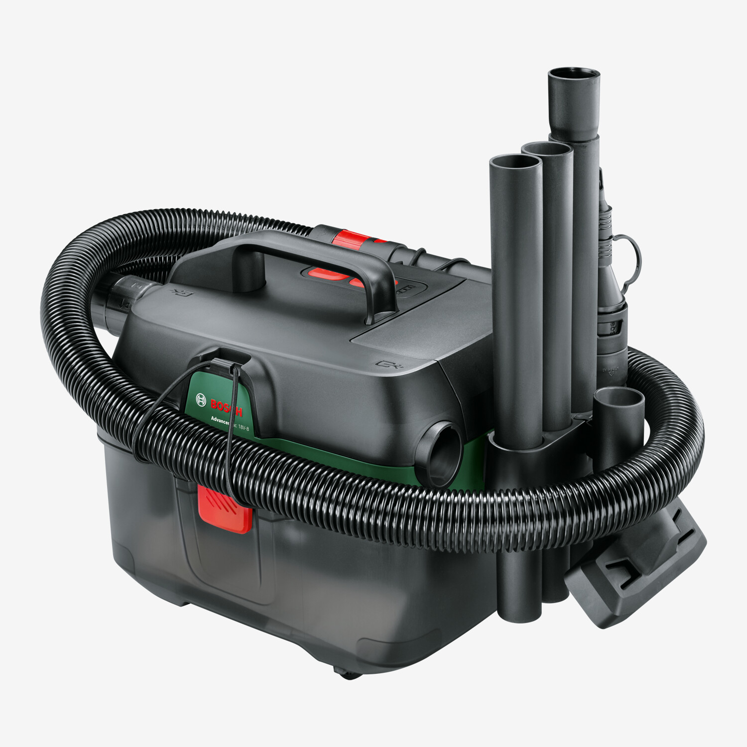 Bosch AdvancedVac 18V8 Wet and Dry Vacuum Cleaner, Classic Green
