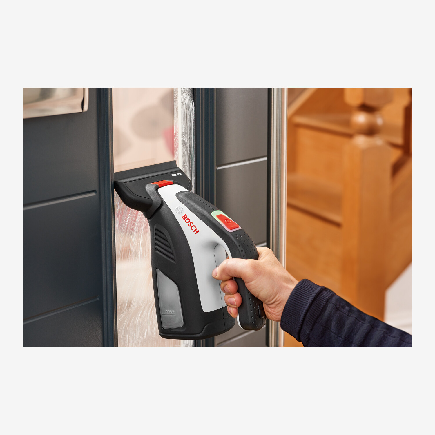 Bosch GlassVAC Solo Plus Window Vacuum, White