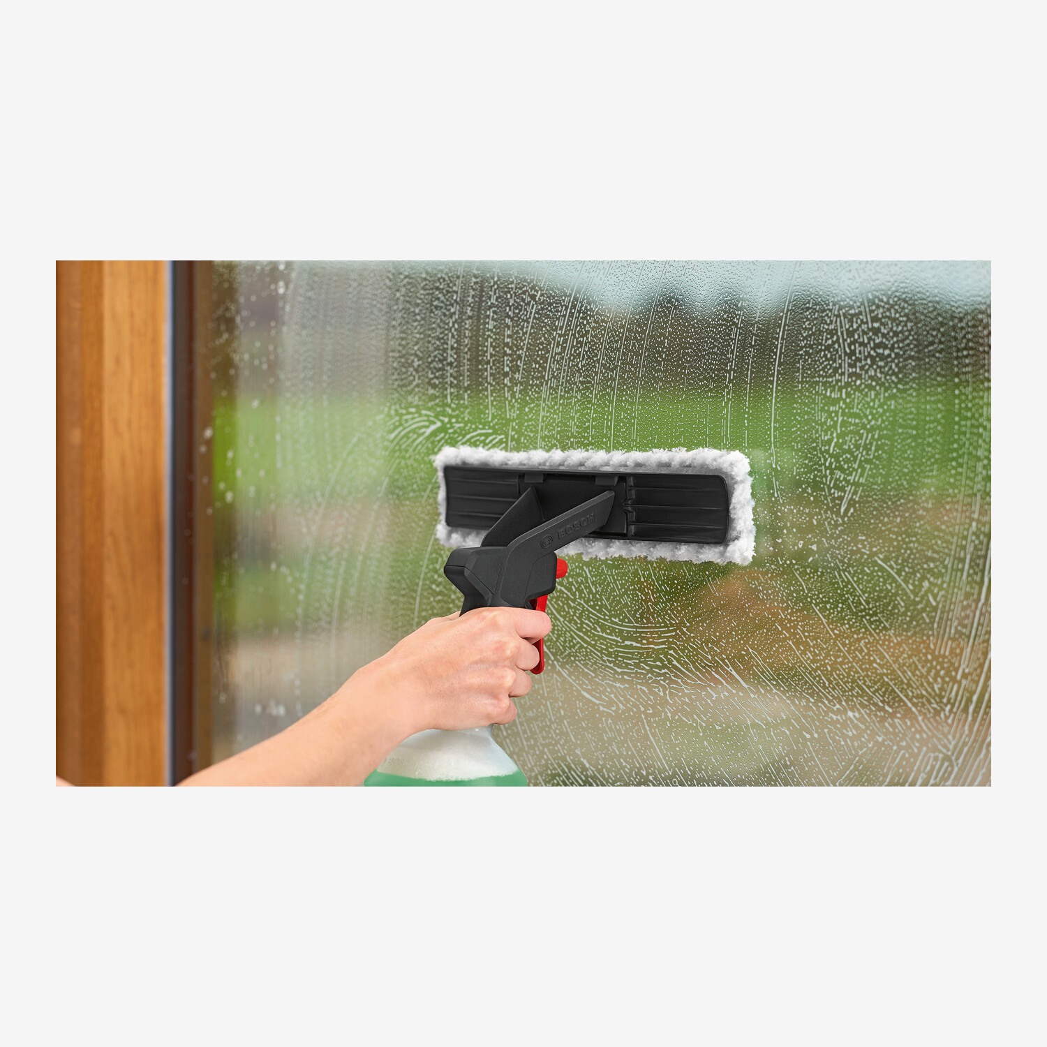 Bosch GlassVAC Solo Plus Window Vacuum, White - Worldshop