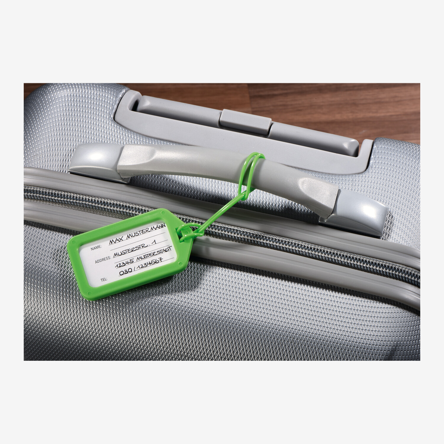 Green luggage tags new arrivals