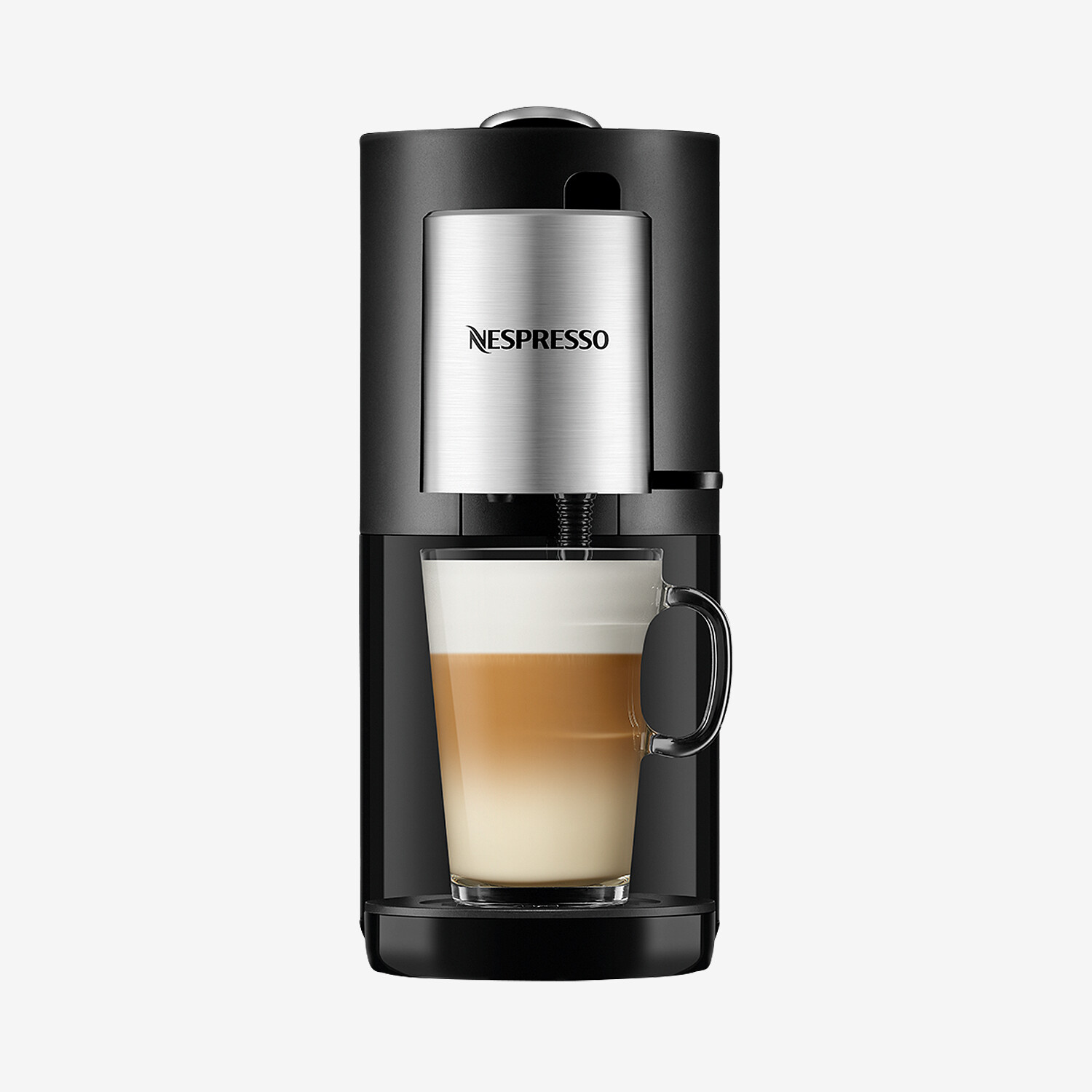 Nespresso Krups Atelier Capsule Machine, Stainless Steel / Black - Worldshop