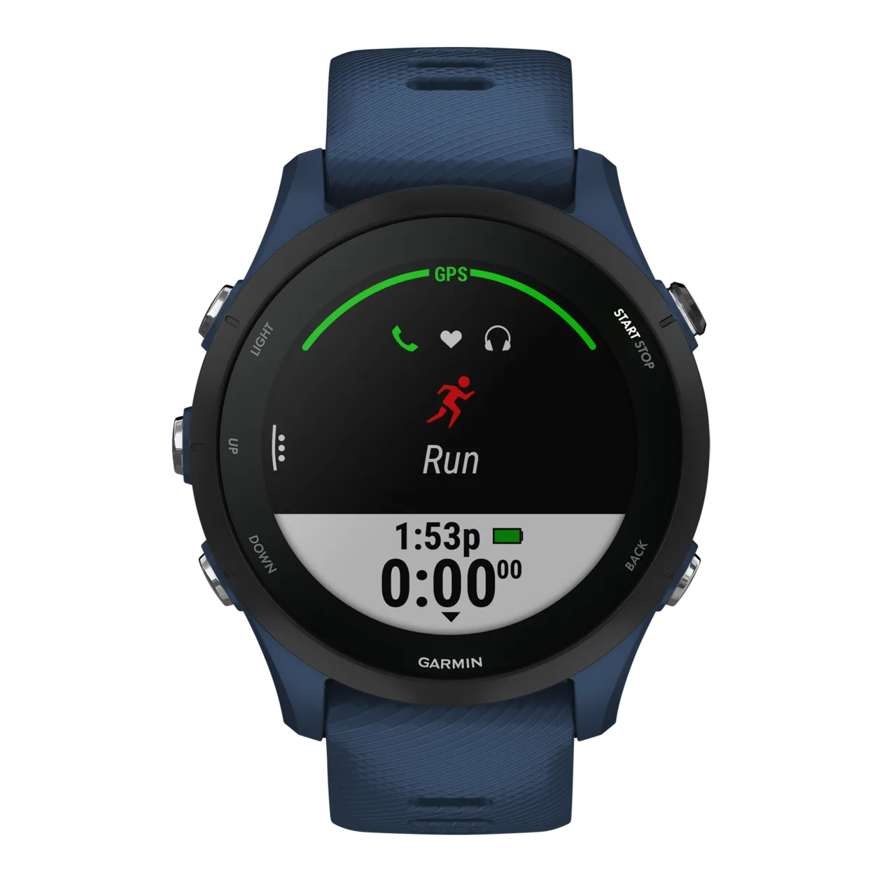 Garmin Forerunner® 255 Smartwatch, Schwarz/Dunkelblau