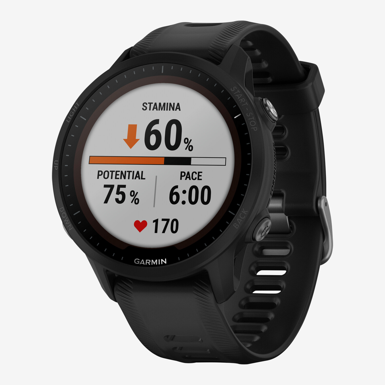 Garmin Forerunner® 955 Solar Smartwatch, Black Lufthansa