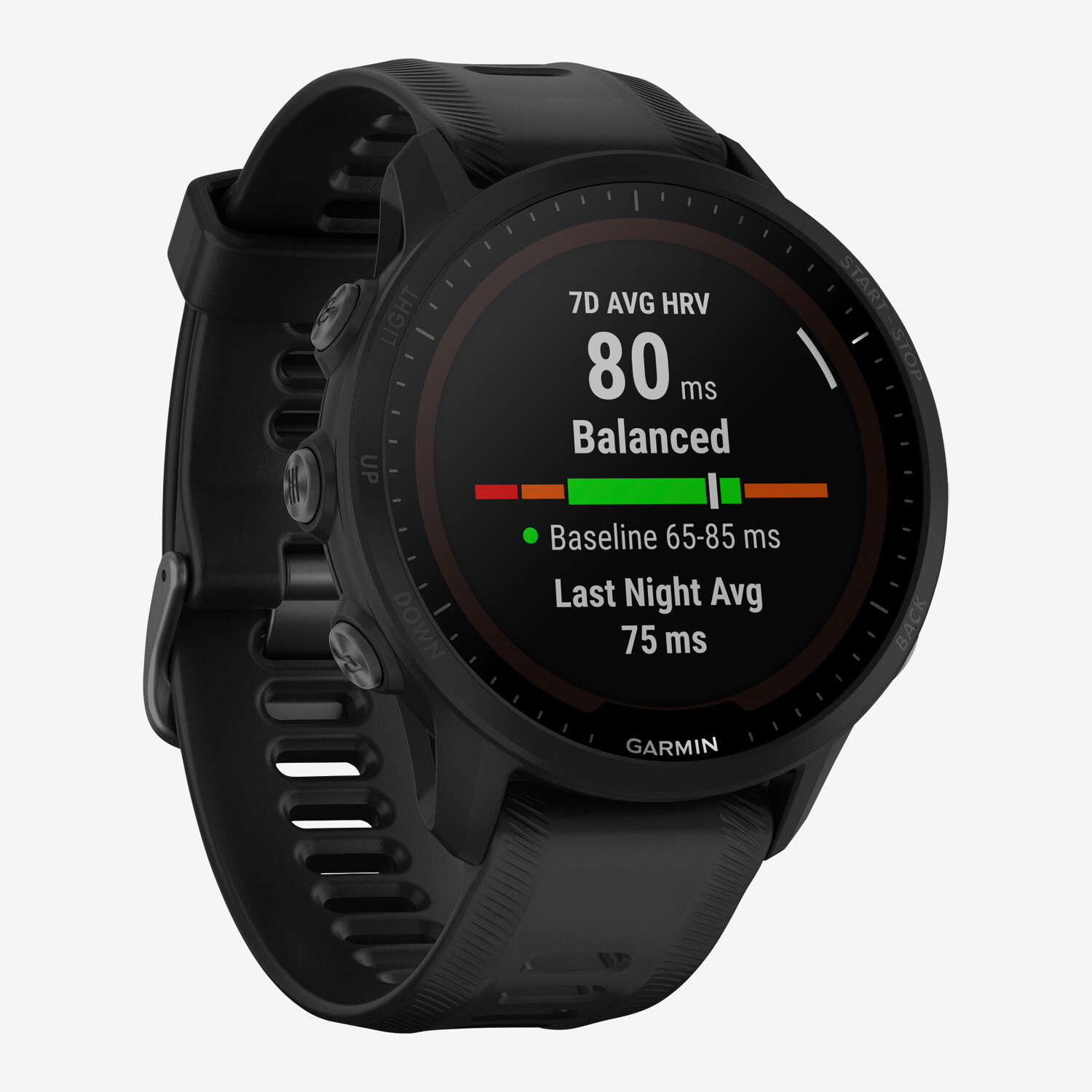 Garmin Forerunner® 955 Solar Smartwatch, Black Lufthansa