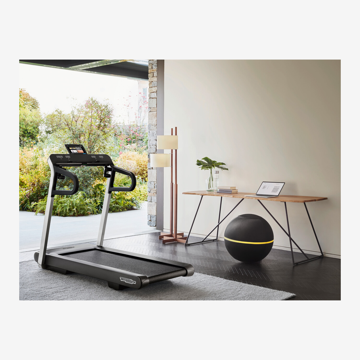 Technogym MyRun Treadmill, Dark Pearl Grey