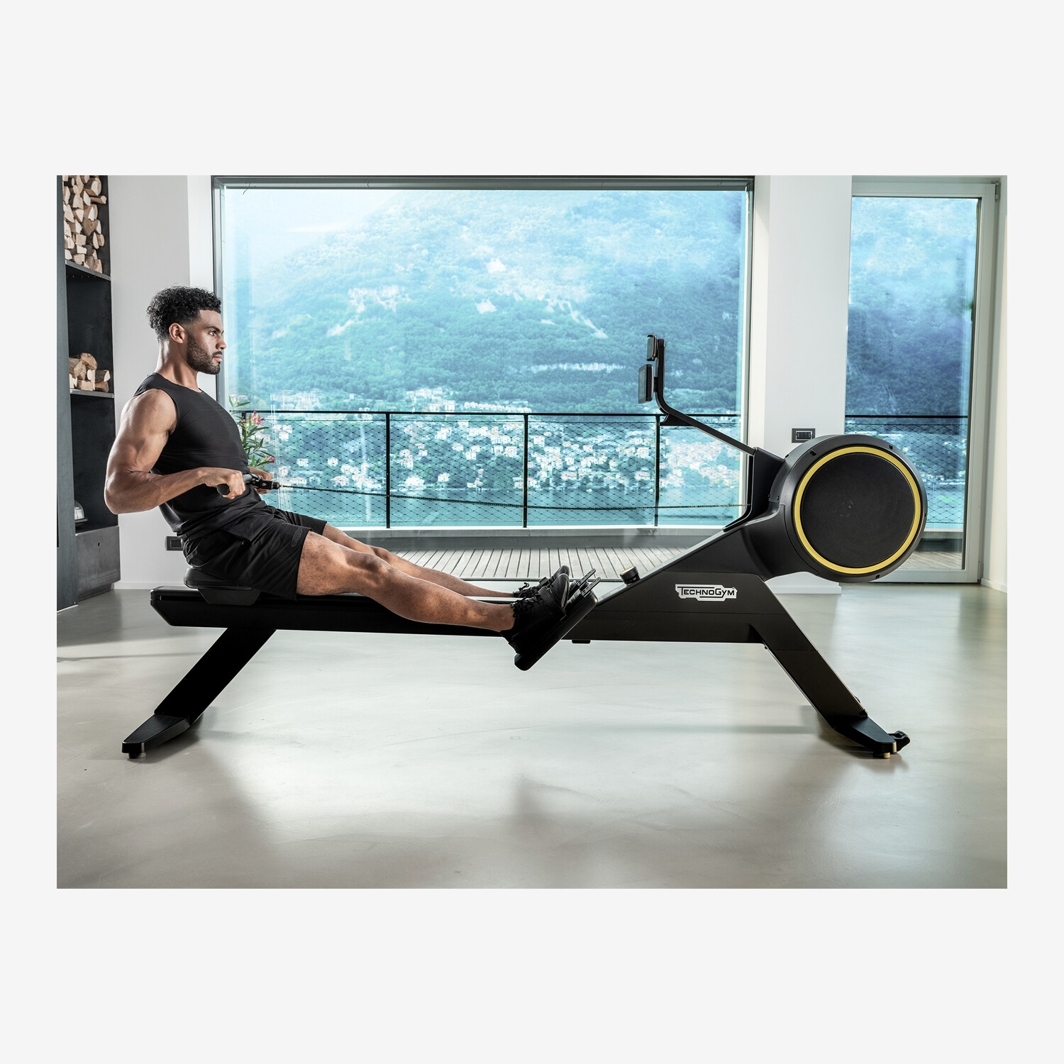 Technogym Skillrow® Rameur d'appartement, noir - Worldshop