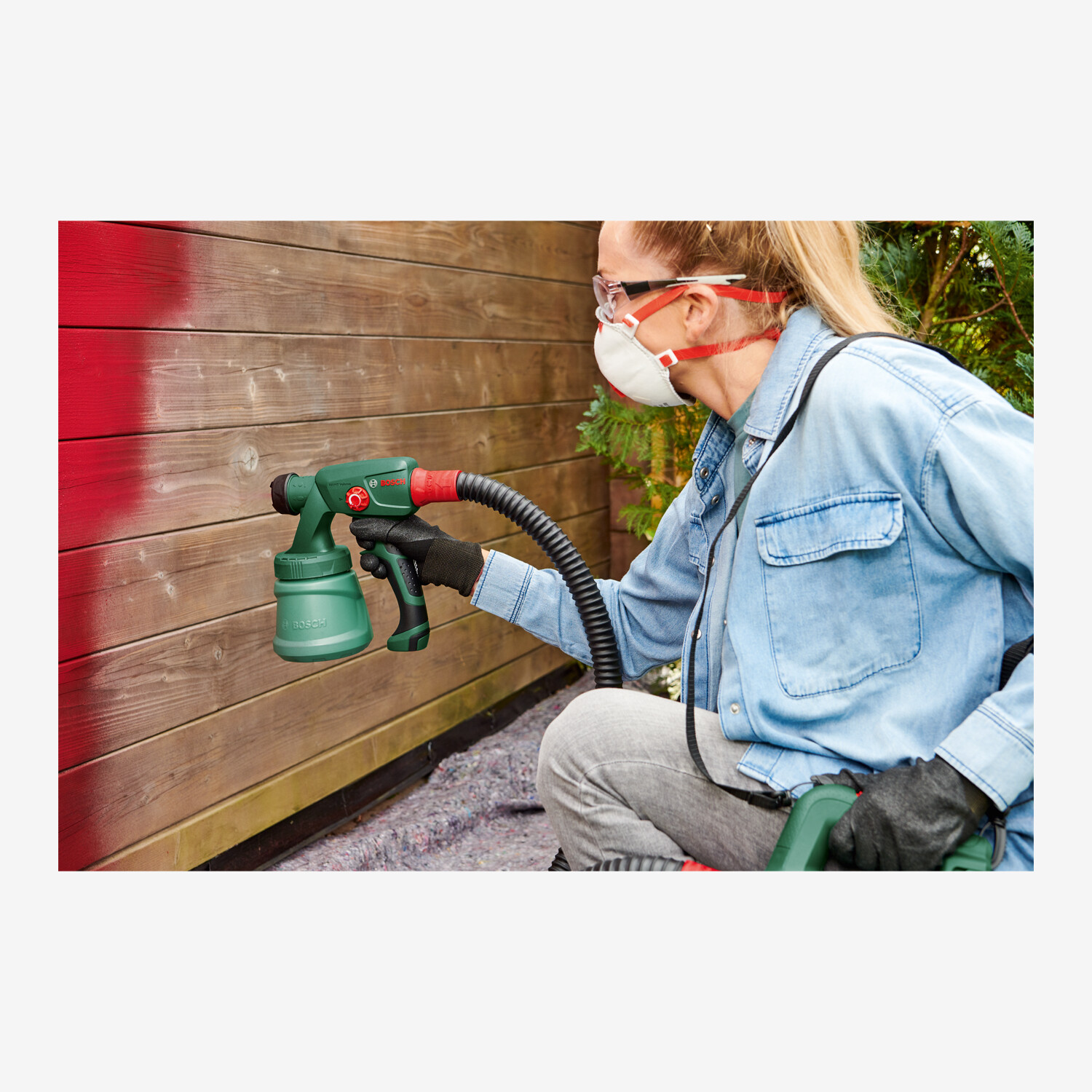 Bosch EasySpray 18V100 Paint Sprayer, Classic Green