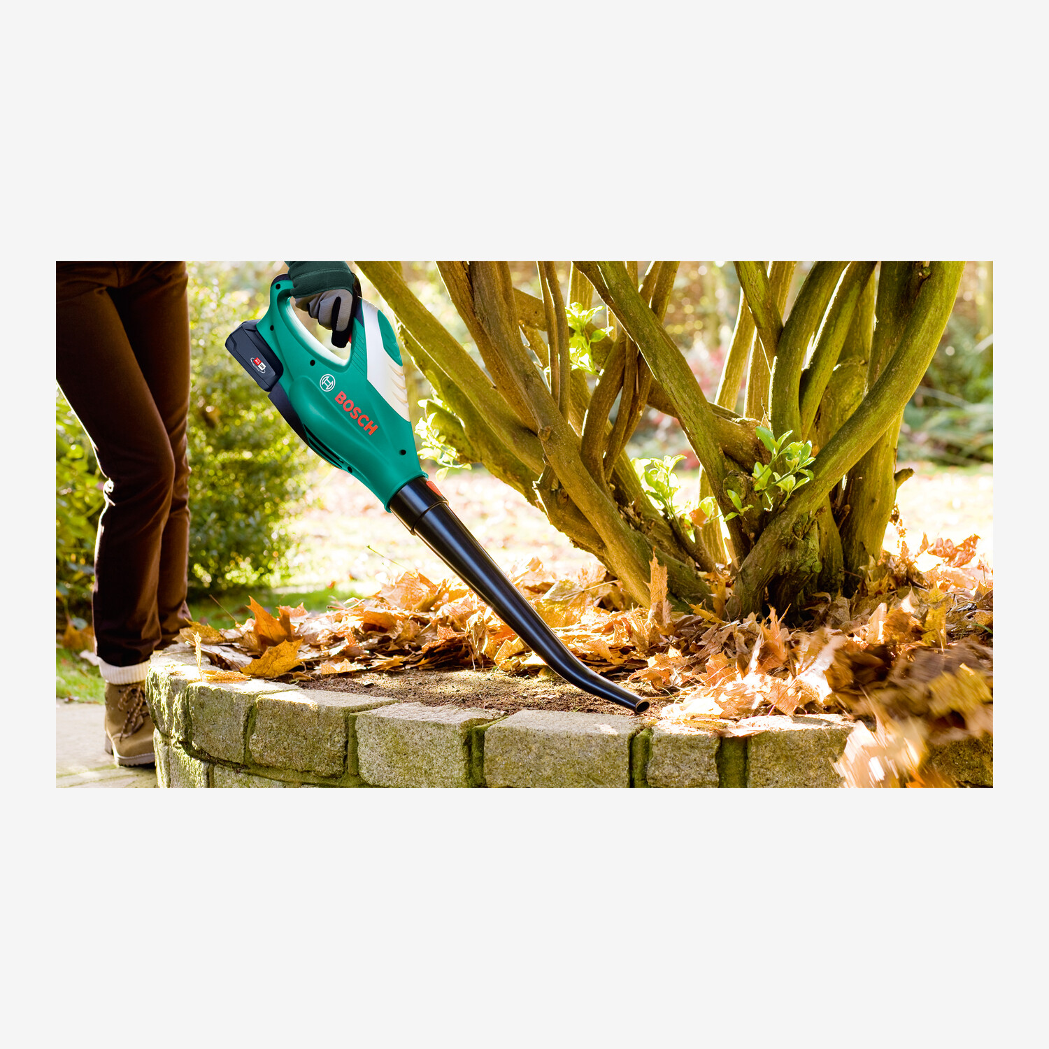 Bosch ALB 18 LI Cordless Leaf Blower Pale Green Worldshop