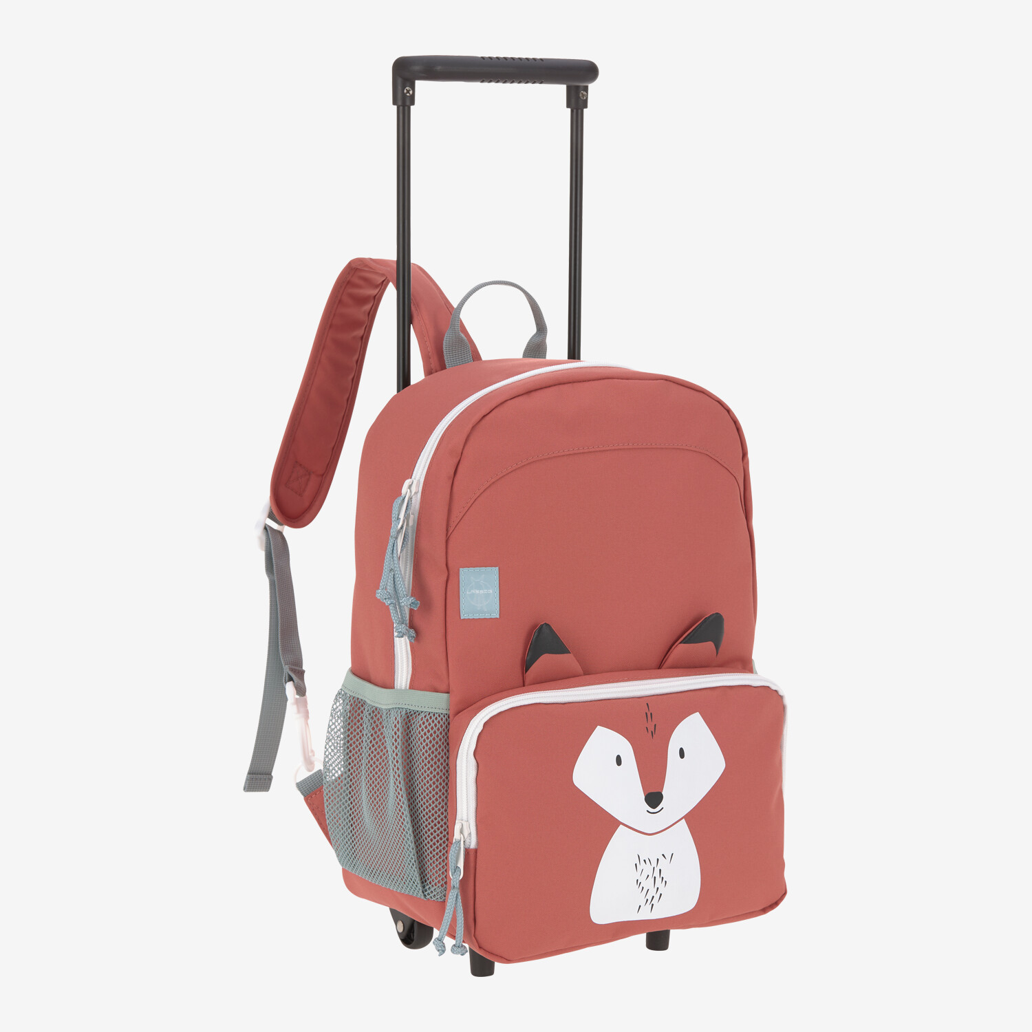 LÄSSIG Fox Children's Trolley Backpack, Orange