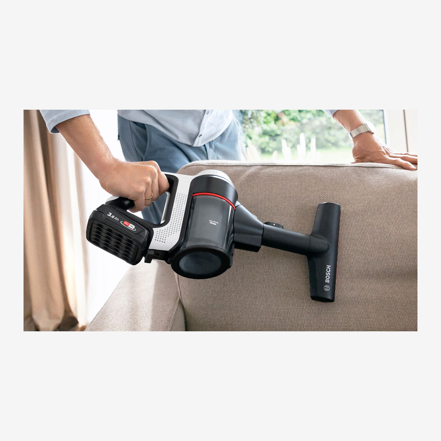 Bosch Unlimited 7 Cordless Vacuum Cleaner White Silver Worldshop