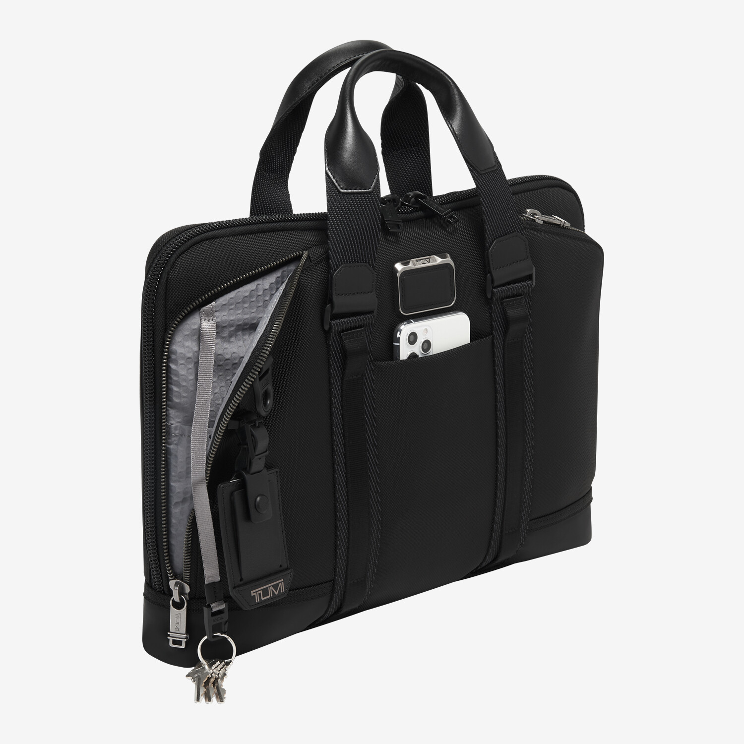 TUMI Alpha Bravo Academy Laptop Bag, Black - Worldshop