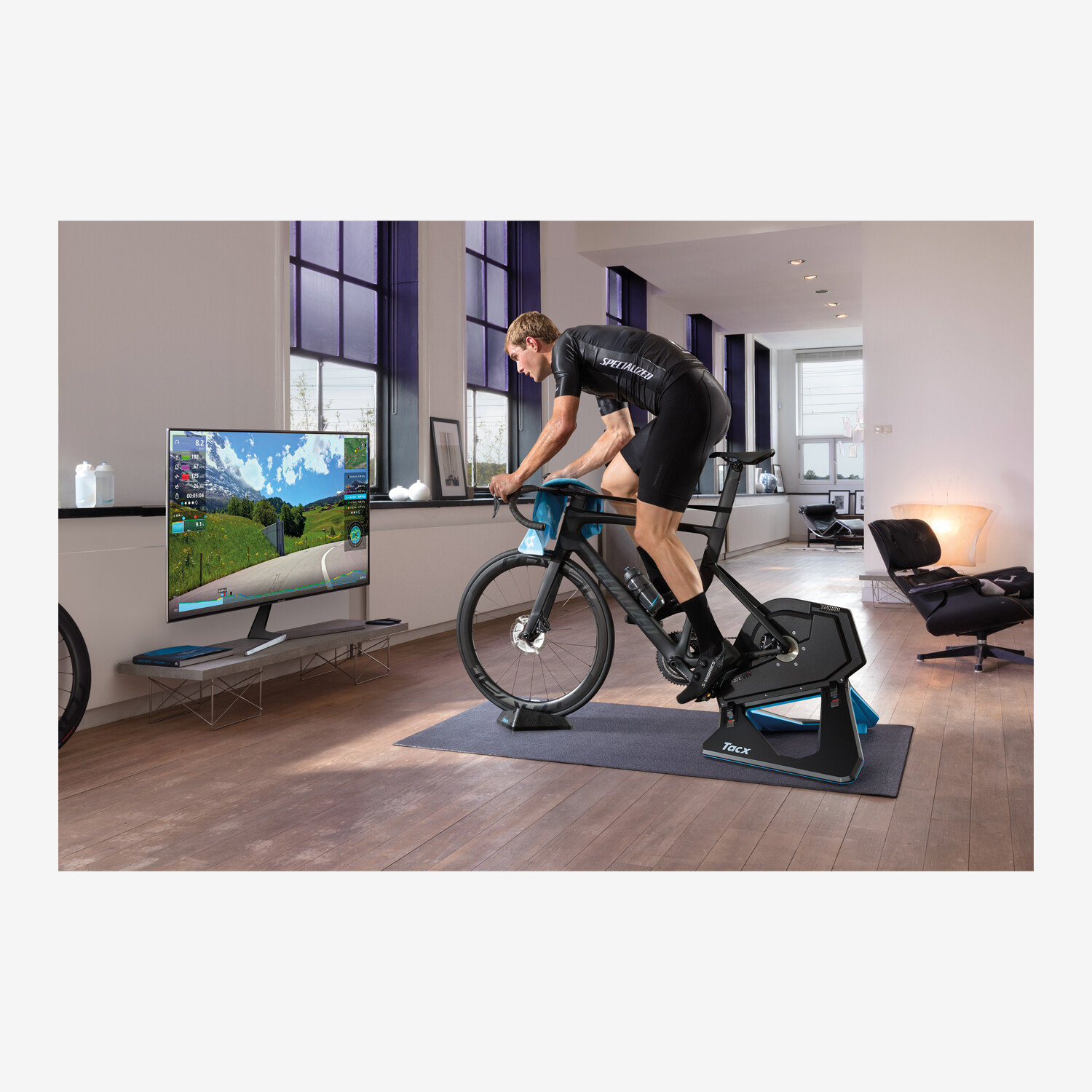 Tacx® NEO 2 Smart (Special Edition) Smart Trainer, Black/Blue