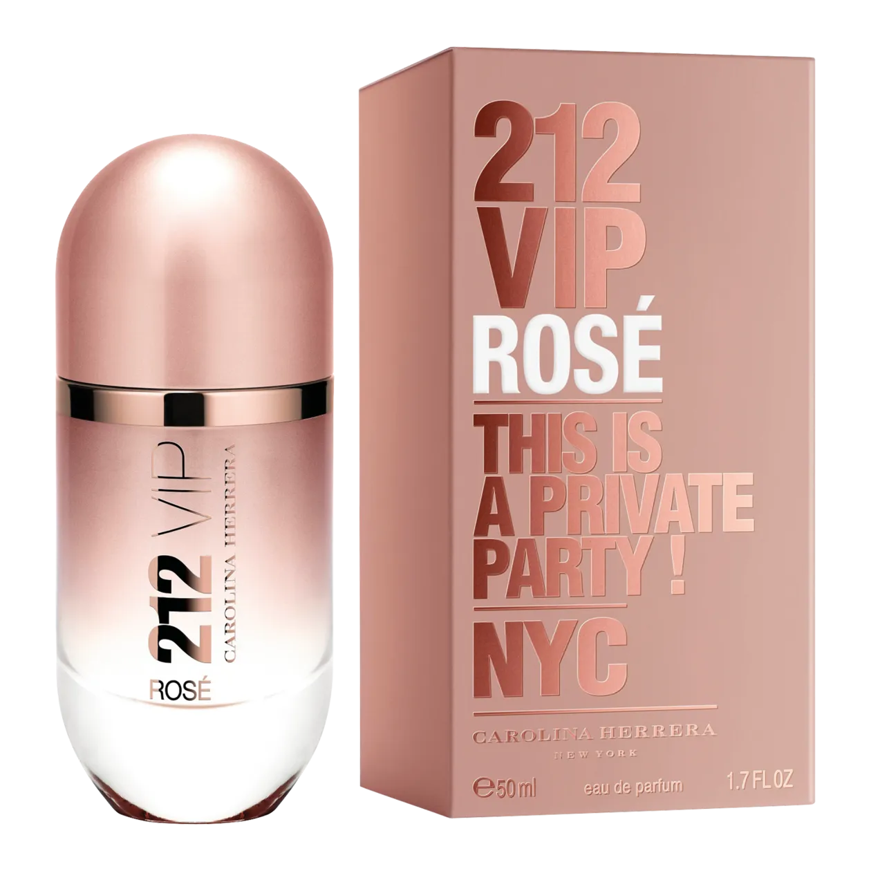 Carolina Herrera 212 VIP Rosé Eau de Parfum, 50 ml - Worldshop