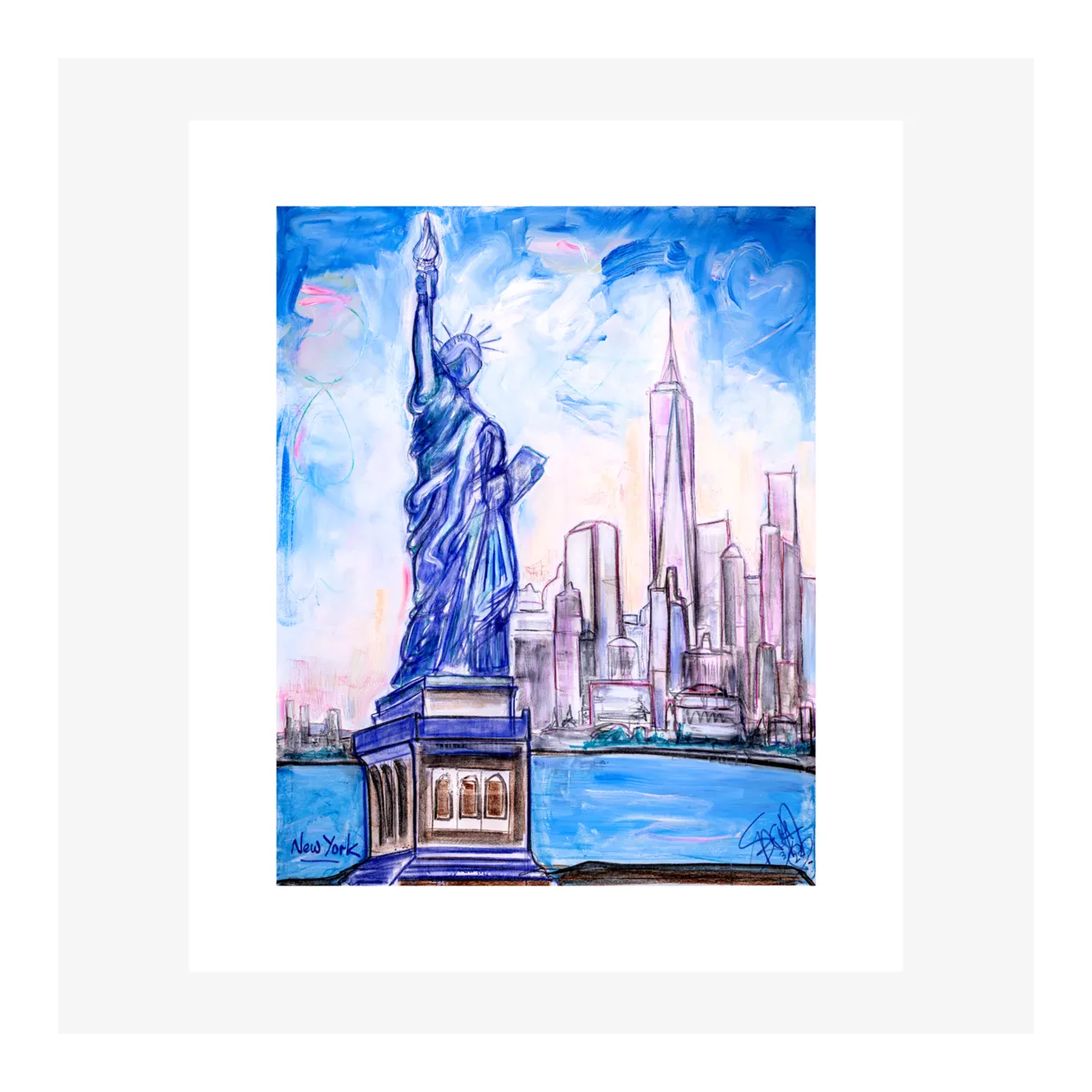 Sacha Jafri "Statue of Liberty - USA" Limited Edition Print