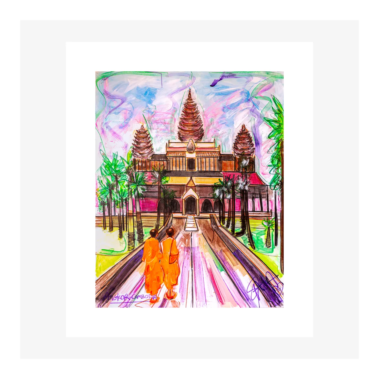 Sacha Jafri "Angkor - Cambodia" Limited Edition Print