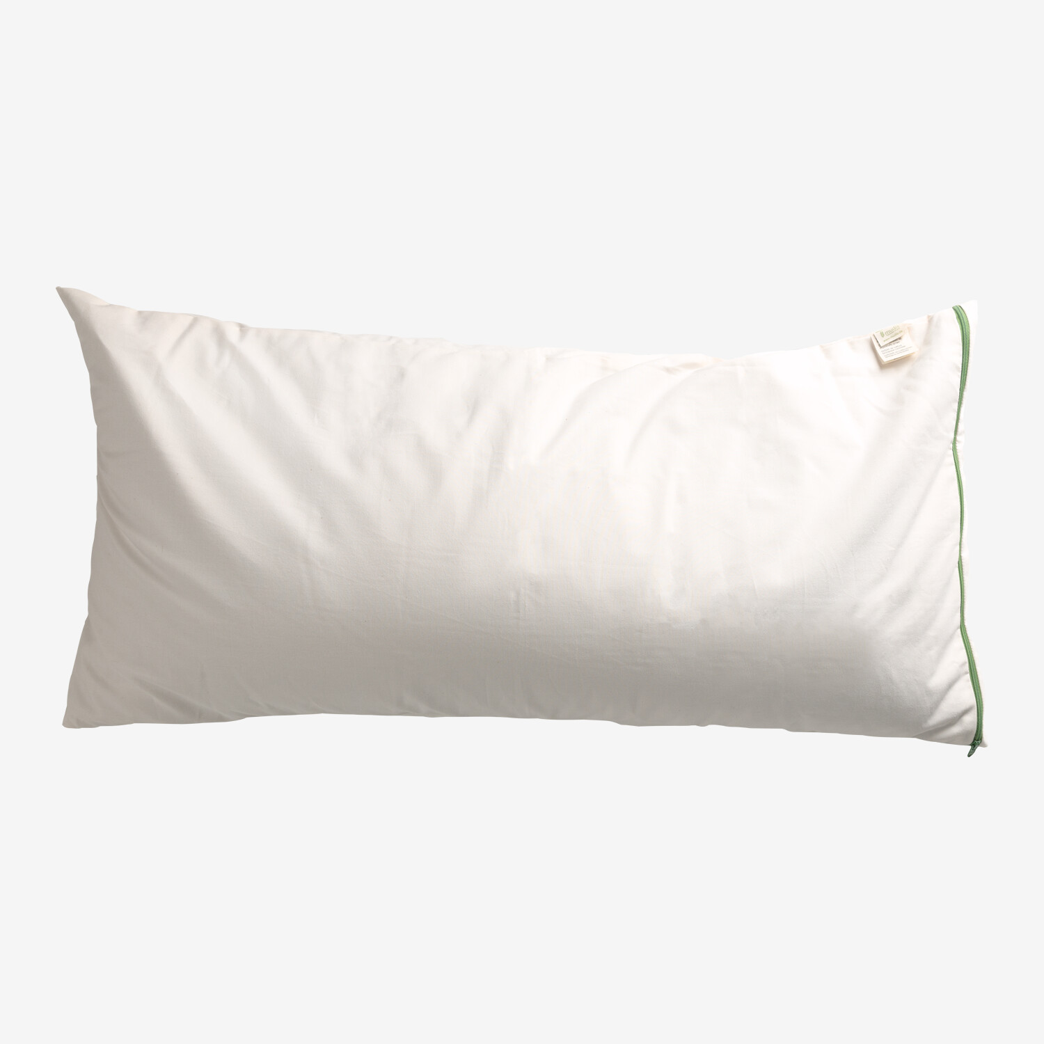 Mudis Natural Pillow With Millet Hulls, 40 x 80, Natural