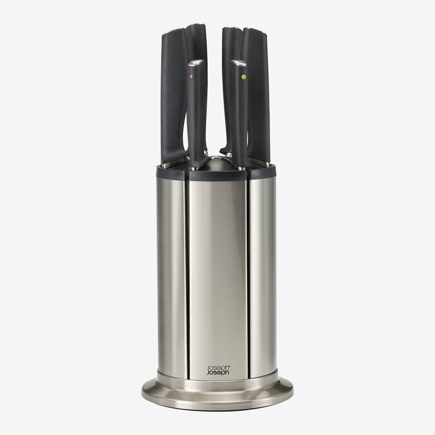 Joseph Joseph Elevate™ Knives Carousel, Set of 6, Black / Stainless