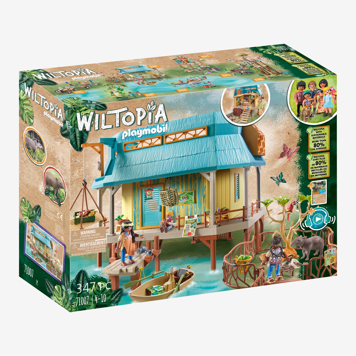 PLAYMOBIL® Wiltopia - Animal Care Station Playset - Worldshop PLAYMOBIL® Wiltopia - Animal Care Station Playset - Worldshop
