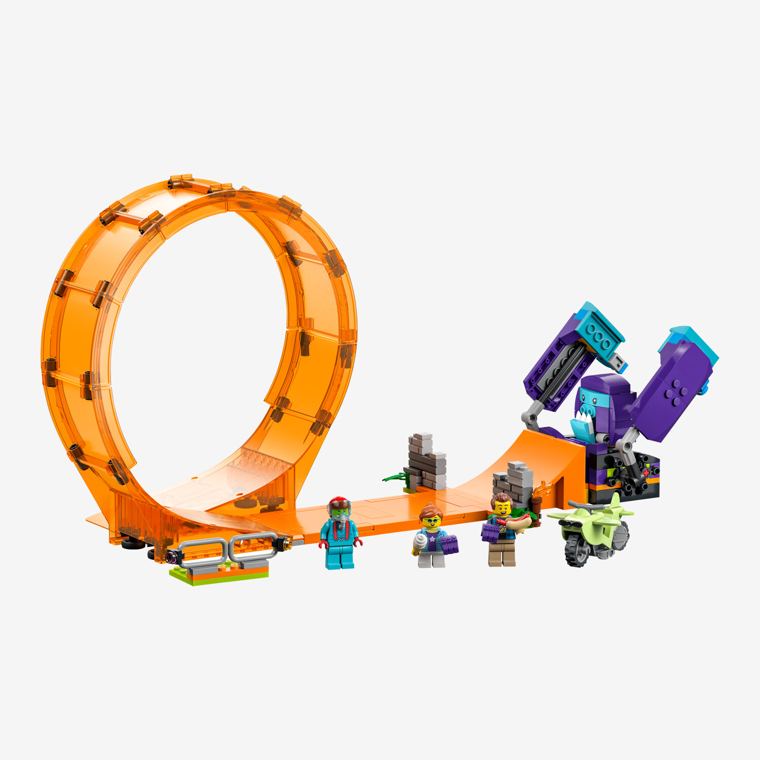 LEGO® City Stuntz 60338 Smashing Chimpanzee Stunt Loop Set - Worldshop