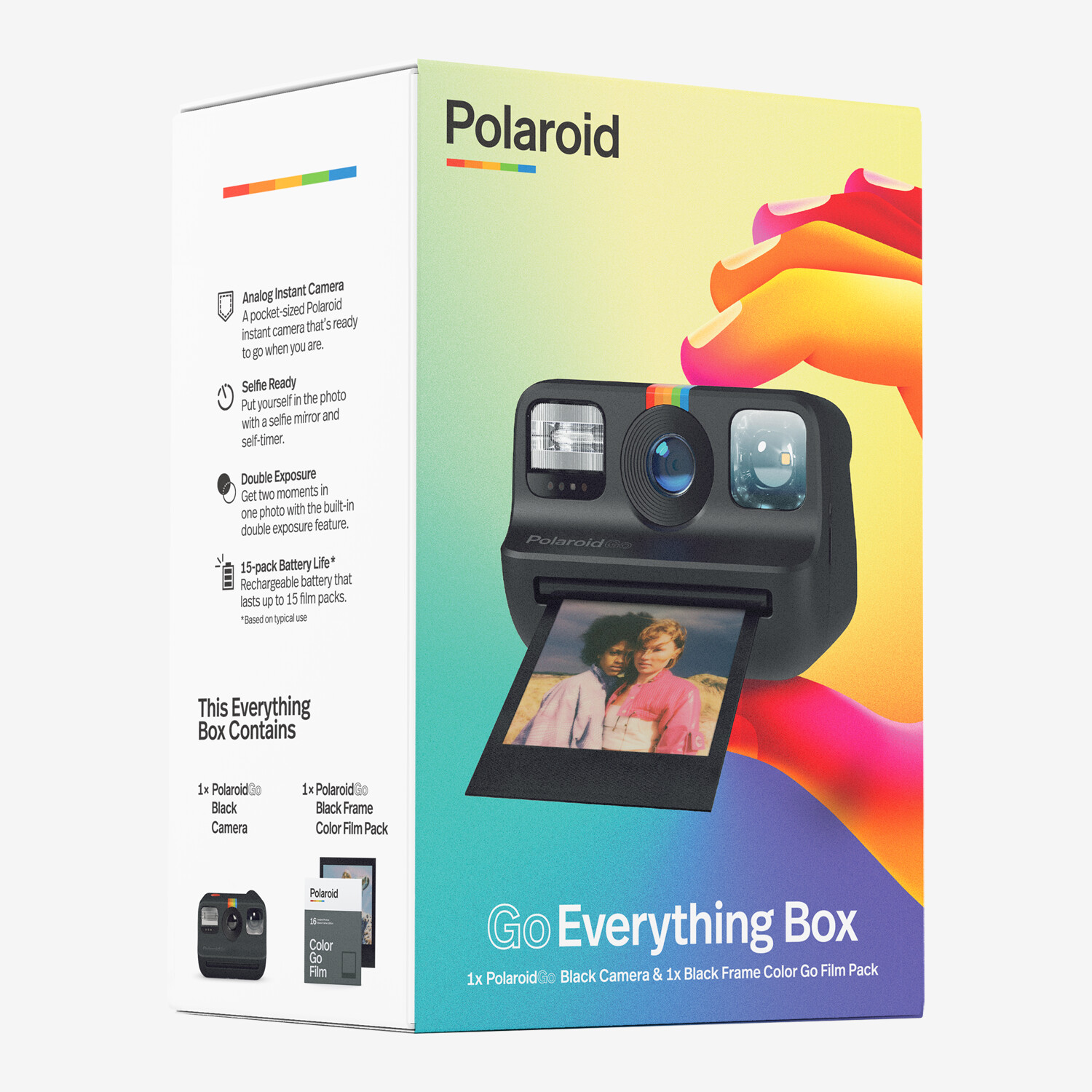 Polaroid Go Everything Box Camera, Black - Worldshop