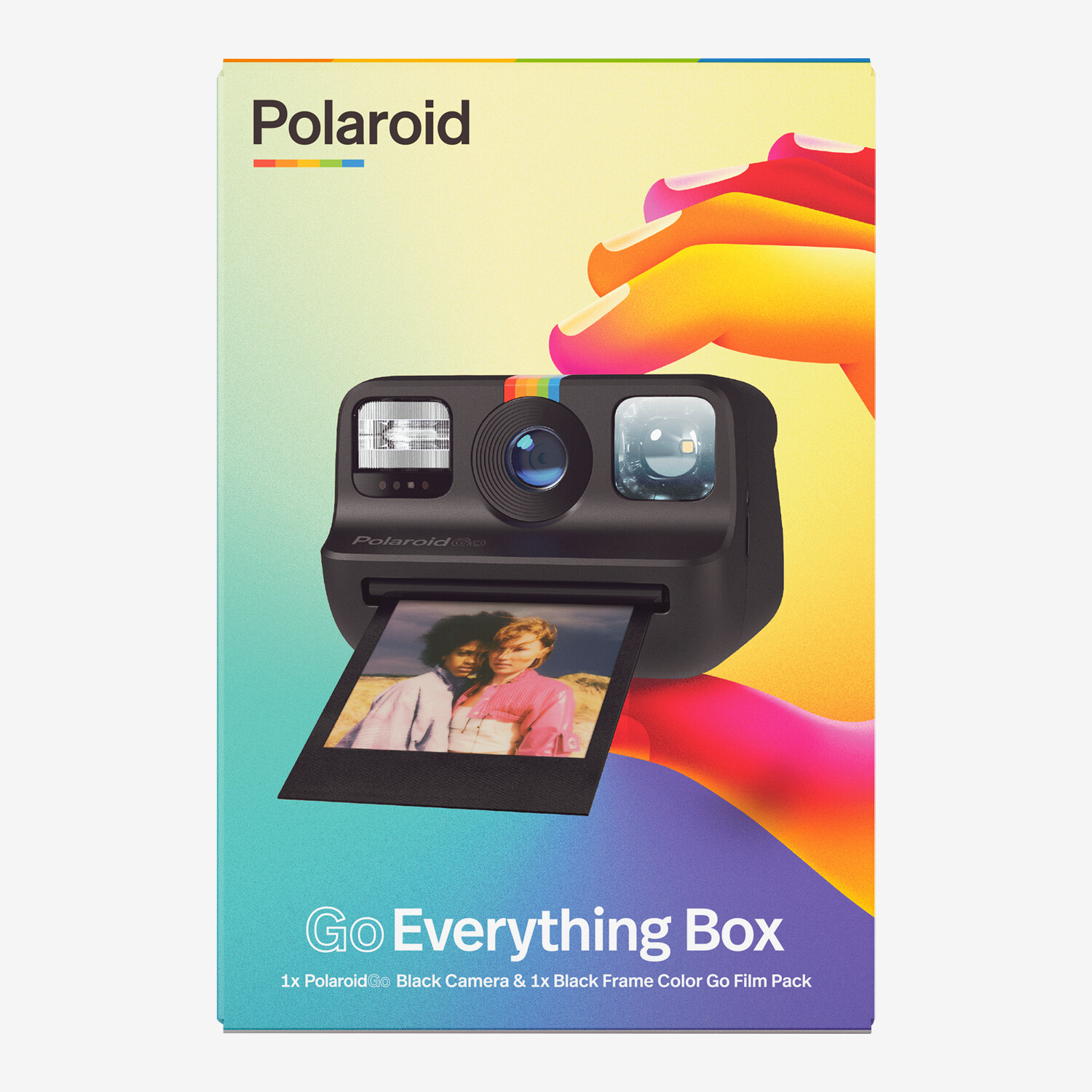 Polaroid GO Camera with Five GO Color Film Packs and Accessory Bundle 