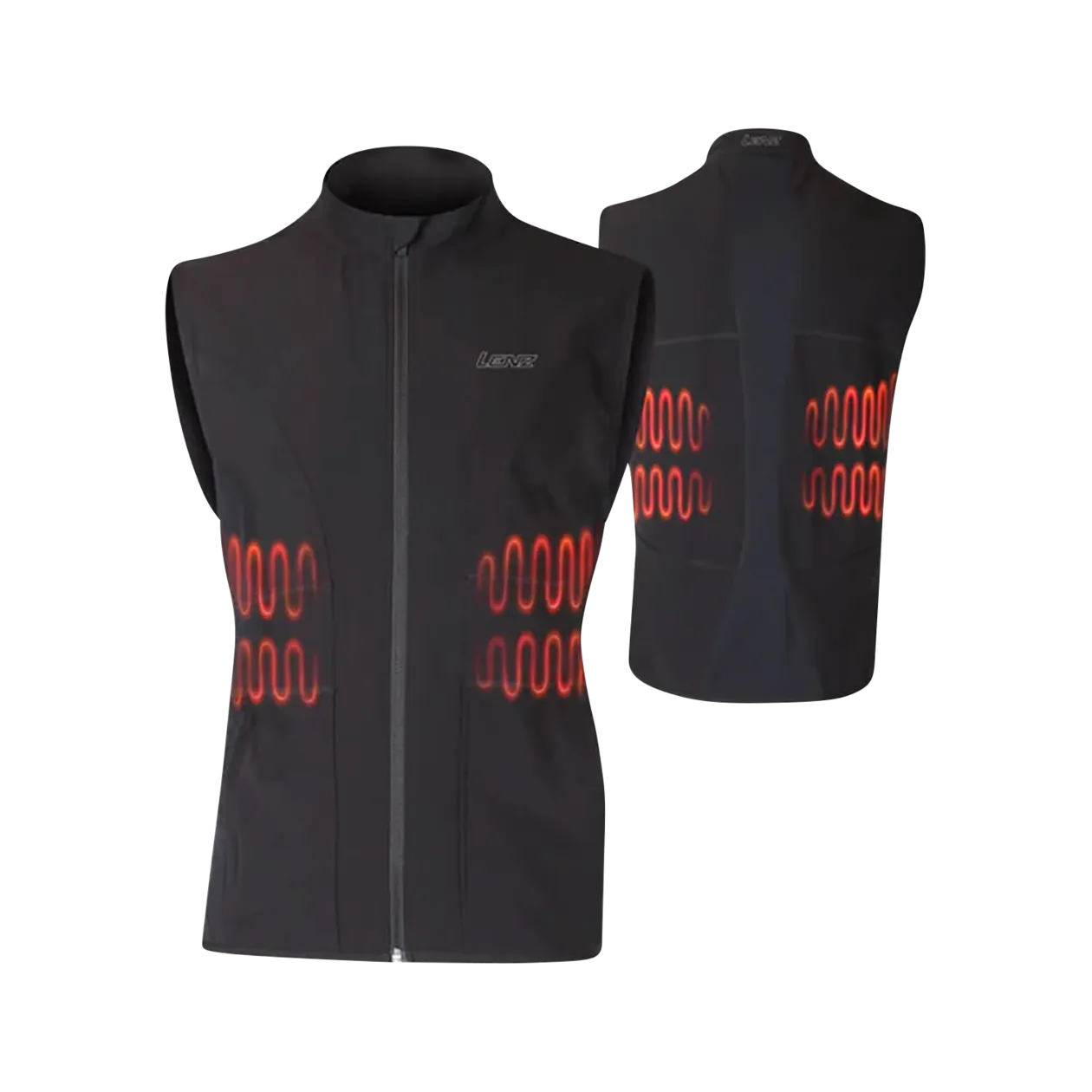 Lenz Heat Vest 1.0 Men beheizbare Weste, Schwarz