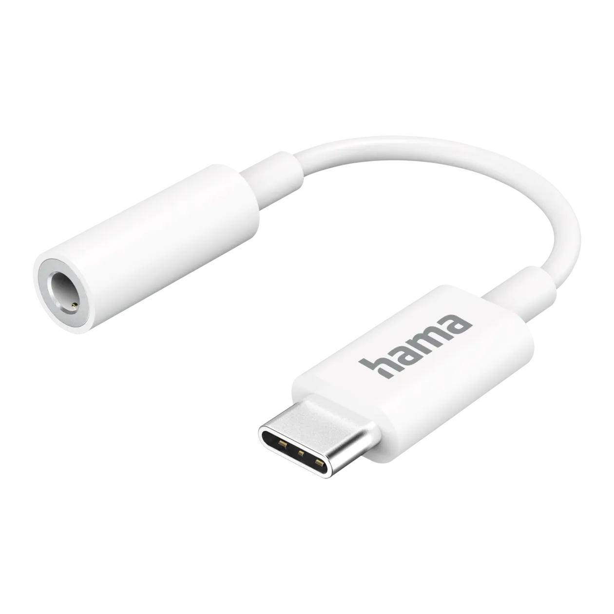 Hama Adaptateur AUX USB-C sur prise jack 3,5 mm, blanc - Worldshop