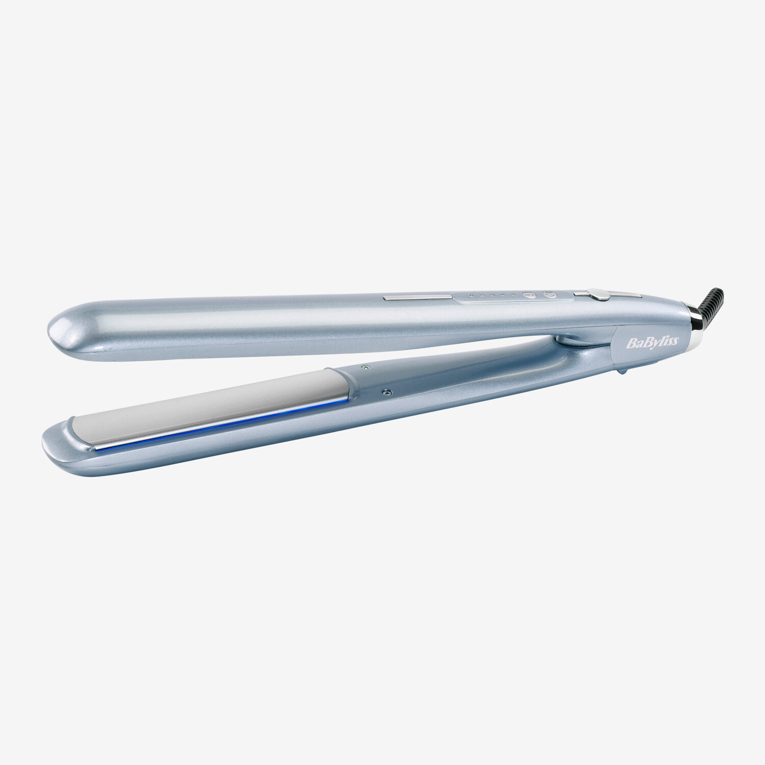 BaByliss Hydro Fusion Hair Straightener, Ice Blue