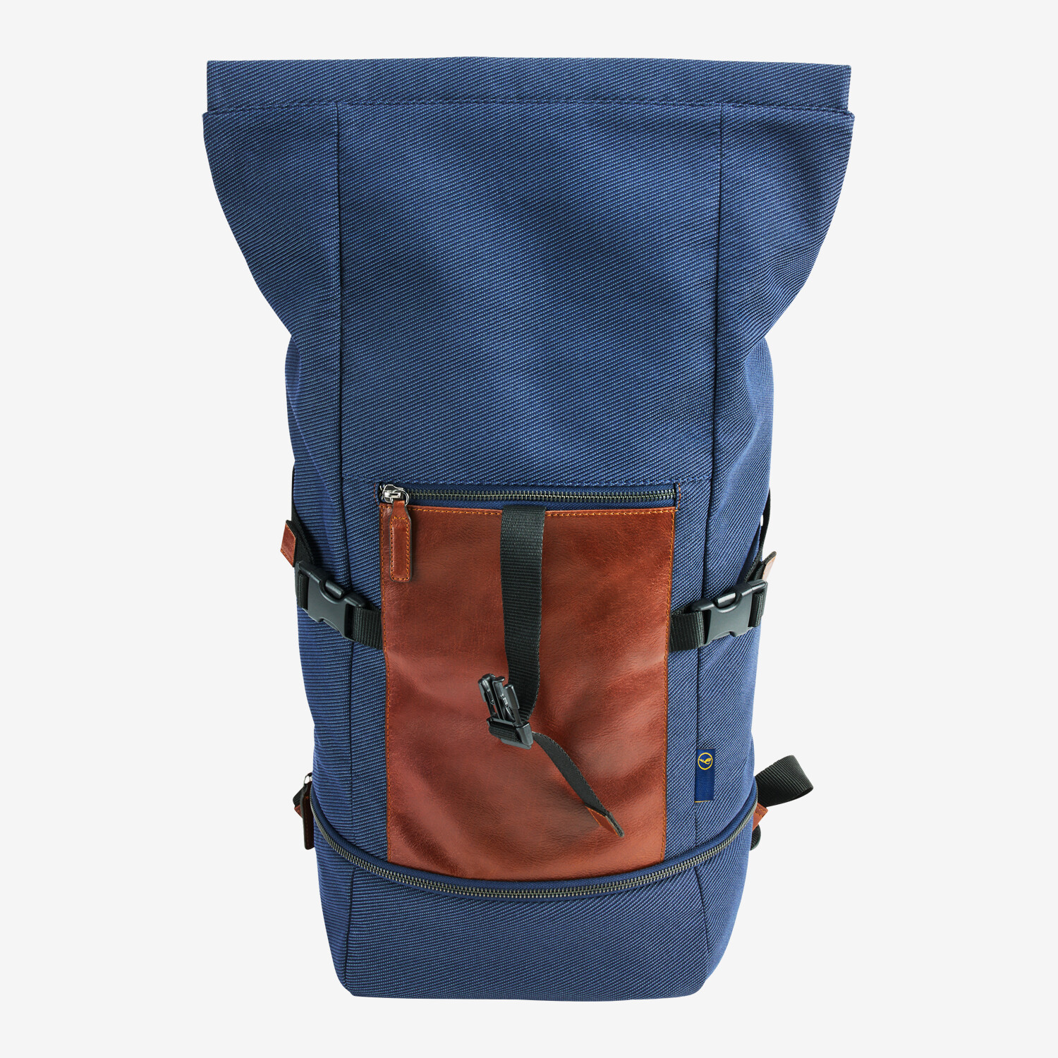 Lufthansa Upcycling Collection RollTop Backpack, Dark Blue