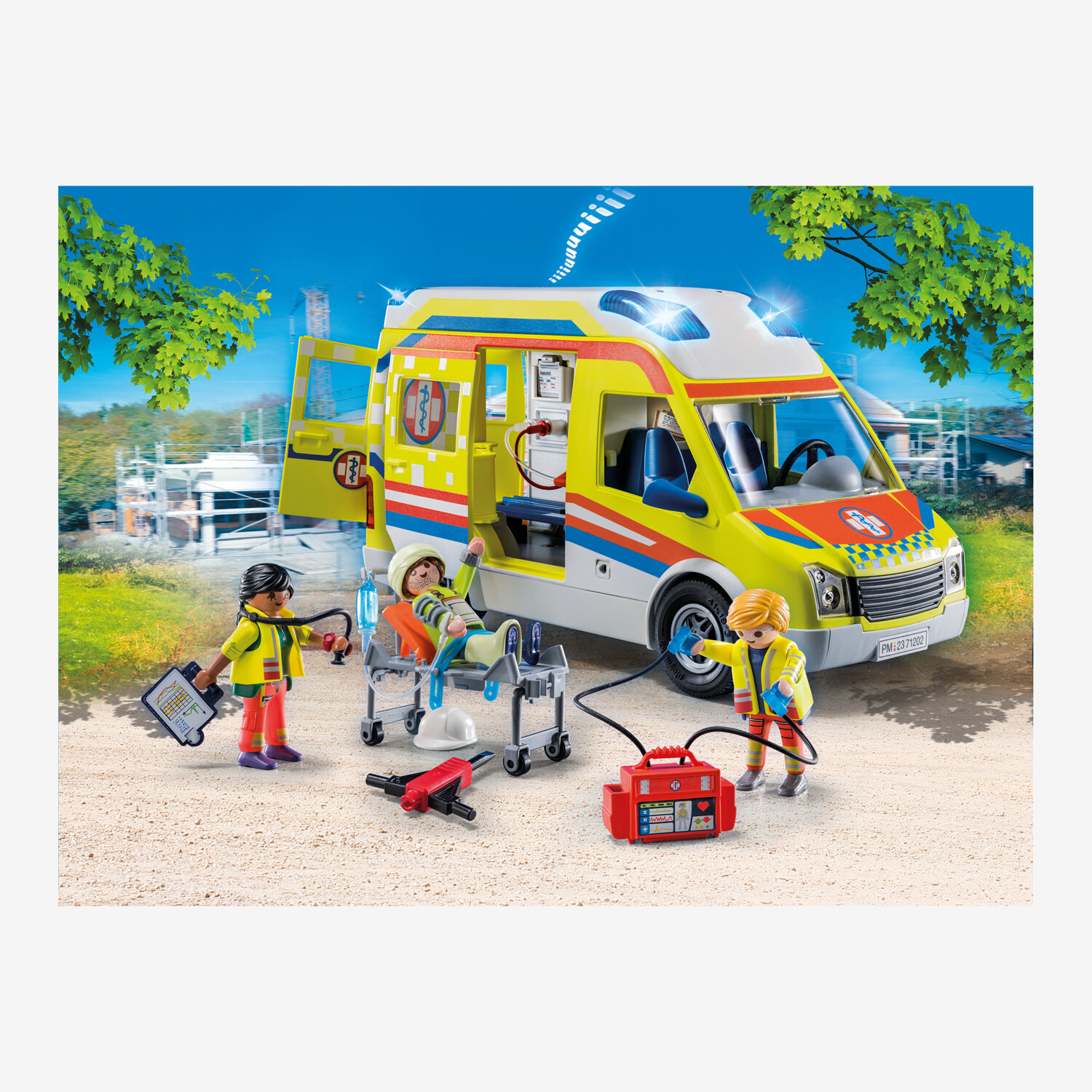 PLAYMOBIL® Ambulance with Light and Sound Playset