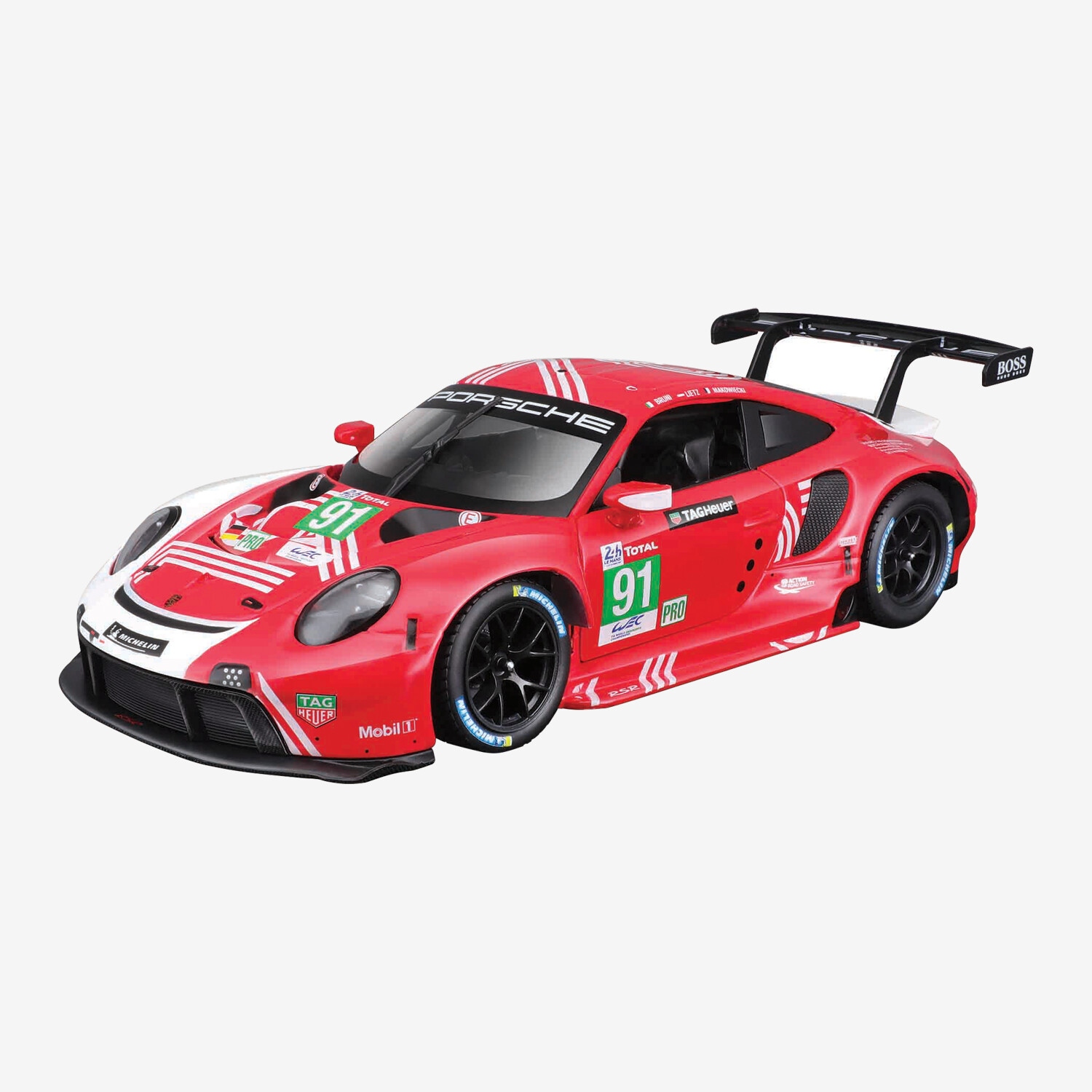 Modellino Bburago Porsche 911 RSR Le Mans 2020 - Scala 1:24, Per Bambini 3+ - Foto 9