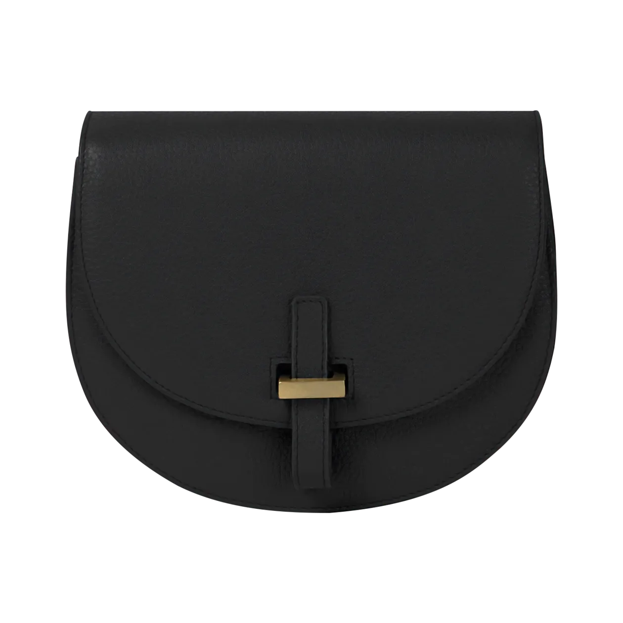 Chi Chi Fan Halfmoon Bag Mini Crossbody Bag, Black