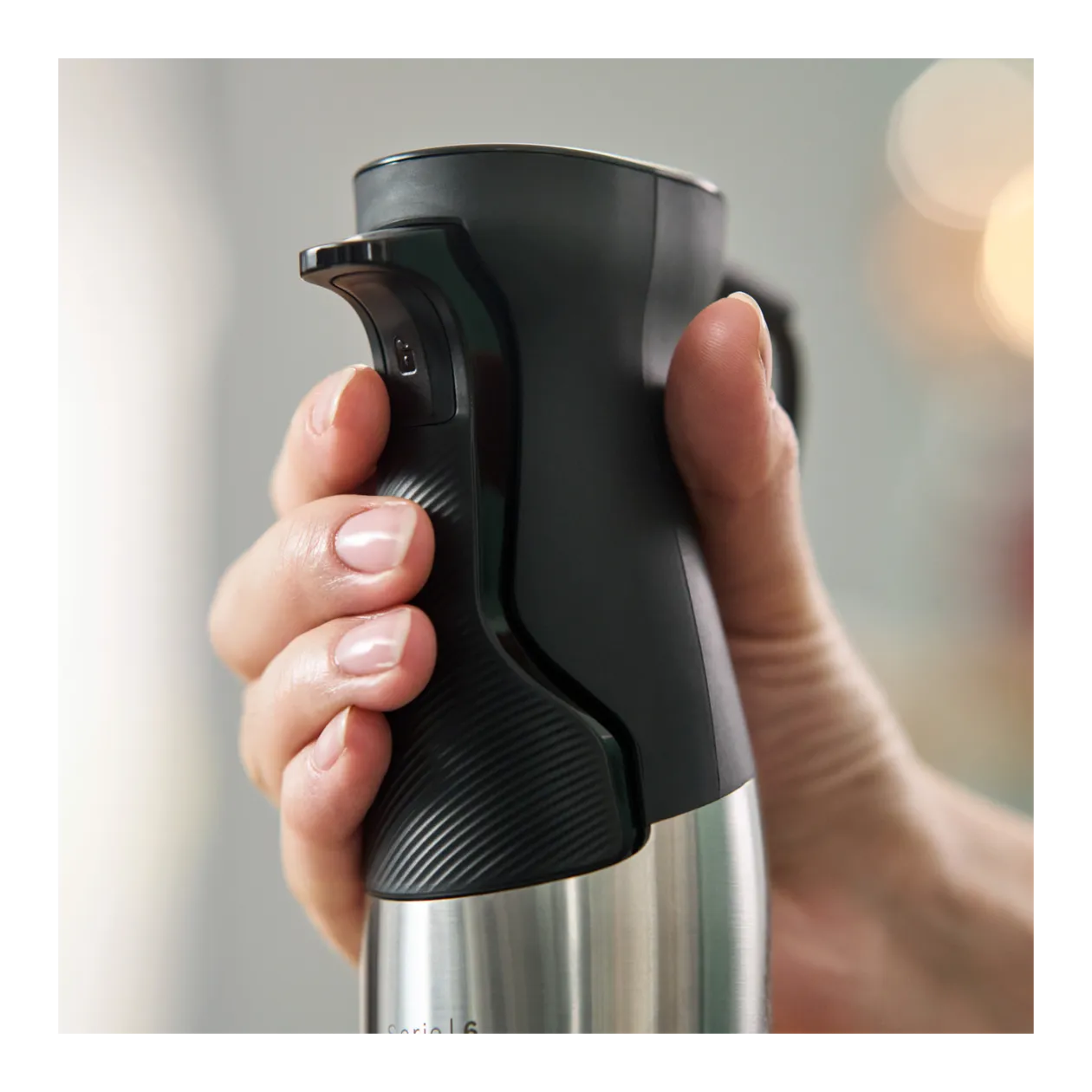 Bosch Series 6 ErgoMaster MSM6M810 Hand Blender, Stainless Steel