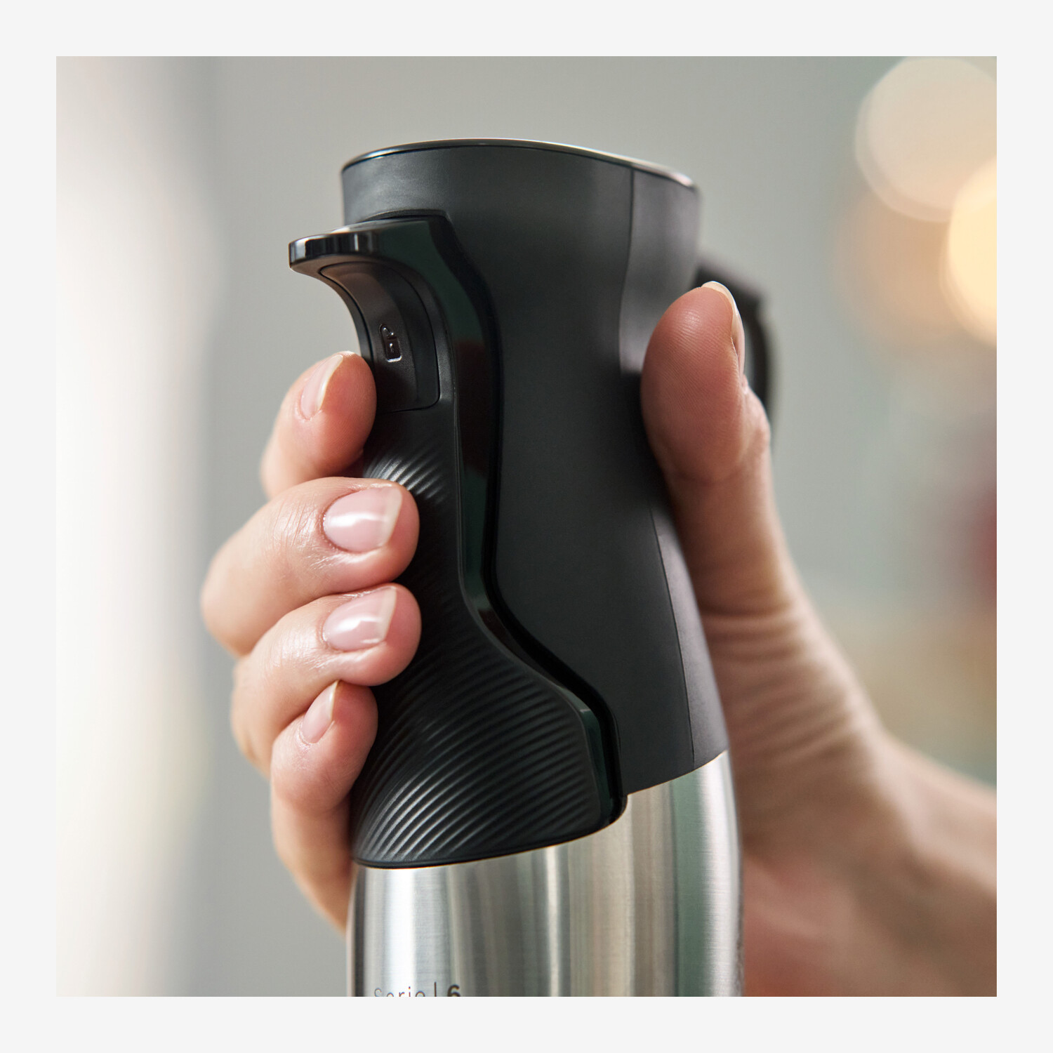 Bosch Series 6 ErgoMaster MSM6M810 Hand Blender, Stainless Steel