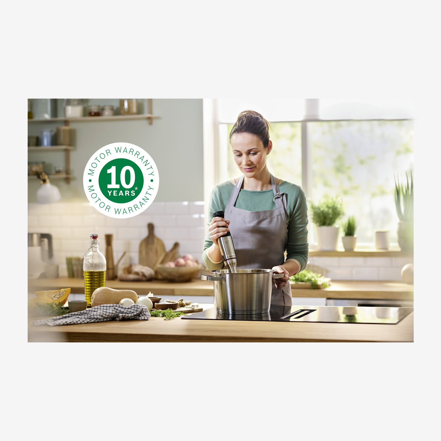 Bosch Series 6 ErgoMaster MSM6M810 Hand Blender, Stainless Steel