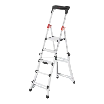 Hailo aluminum telescoping ladder discount