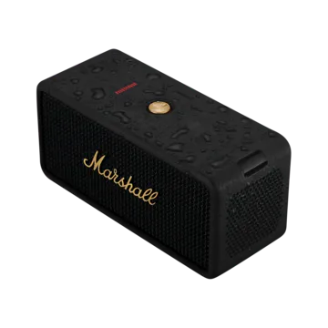 Marshall Middleton Bluetooth® Speaker, Black/Brass - Worldshop