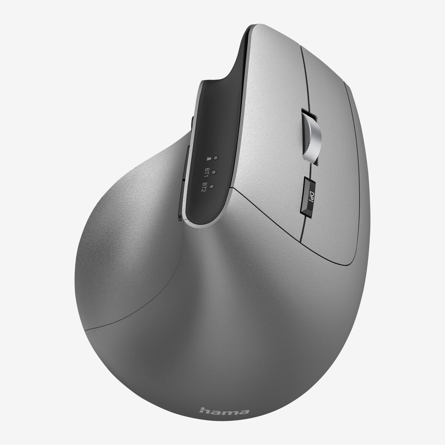 Hama EMW-700 vertikale ergonomische Maus, Grau - Worldshop