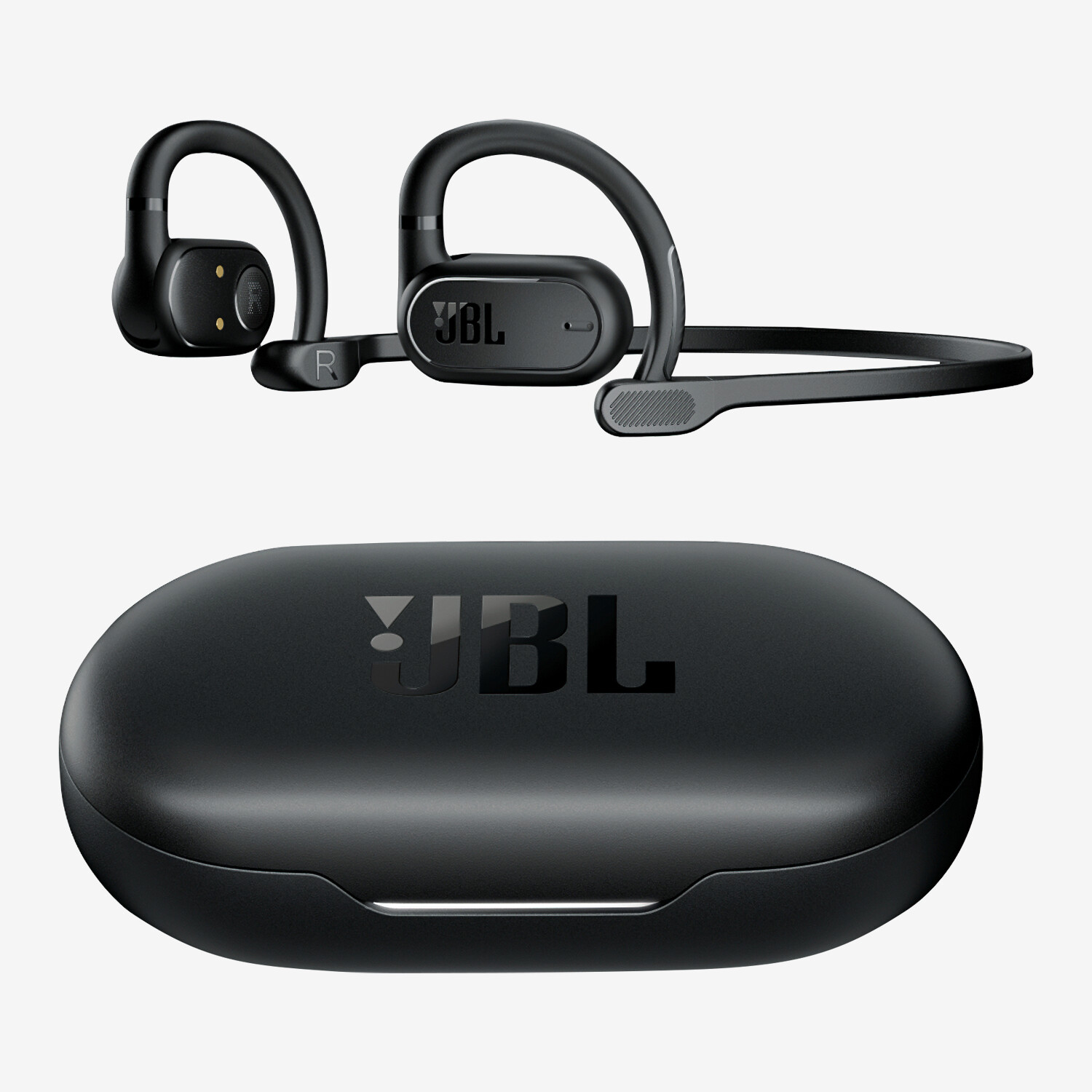 Ecouteurs intra-auriculaires sans fil - JBL Soundgear Sense - noir    - Shopping et Courses en ligne, livrés à domicile ou au bureau,  7j/7 à la Réunion